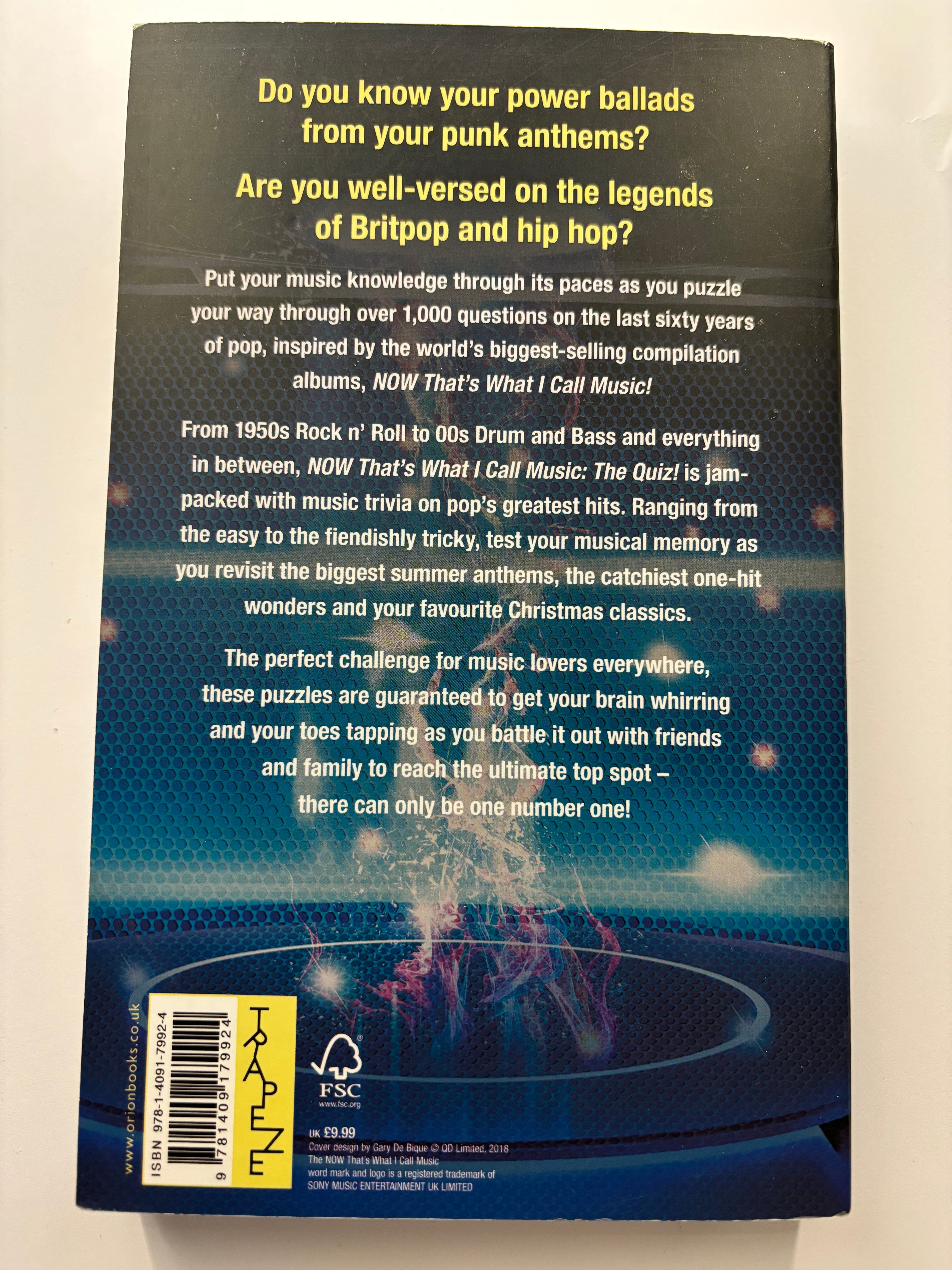 Now thats what I call music- the quiz by Michael Mulligan