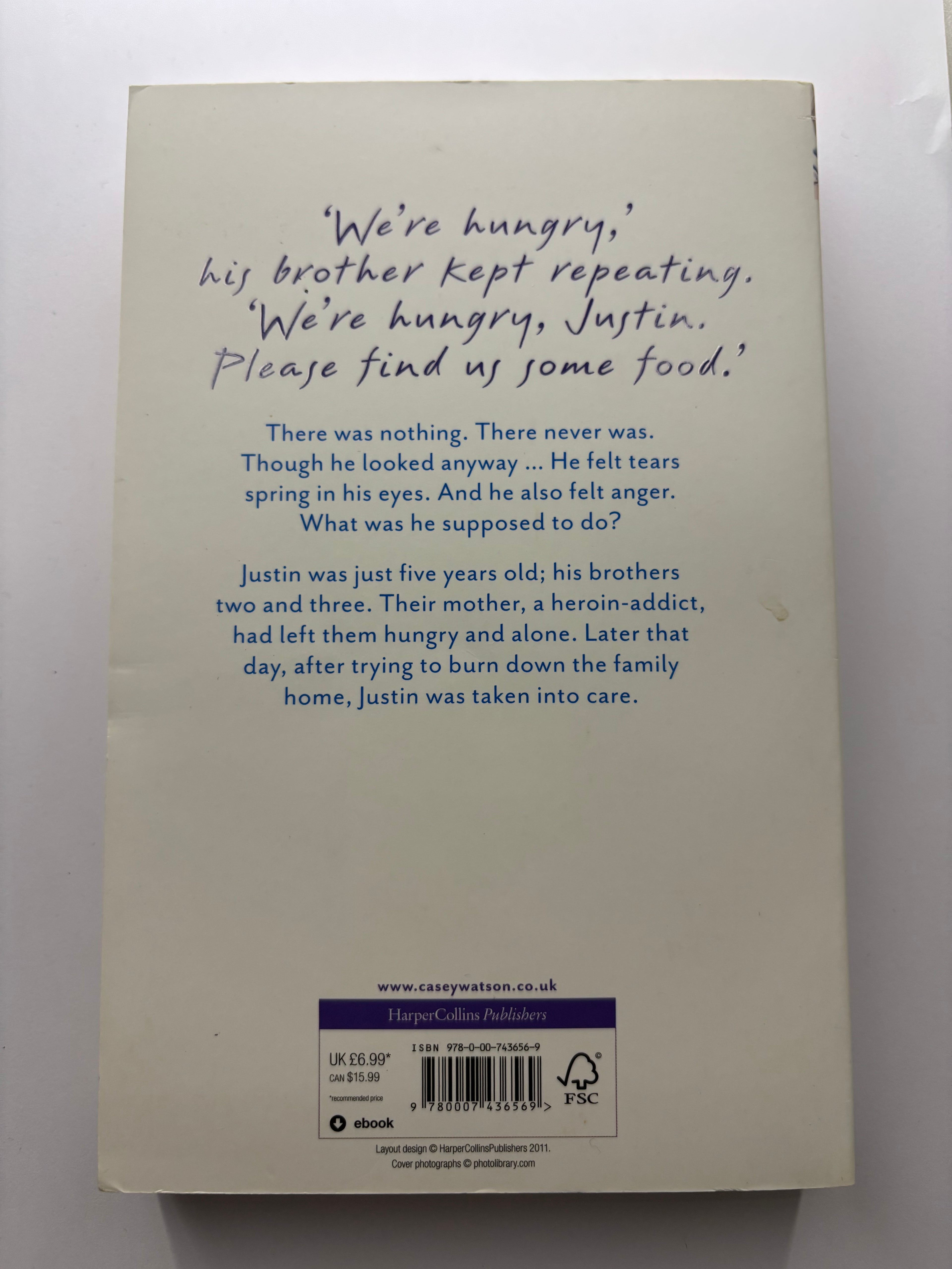 The boy no one loved by Casey Watson