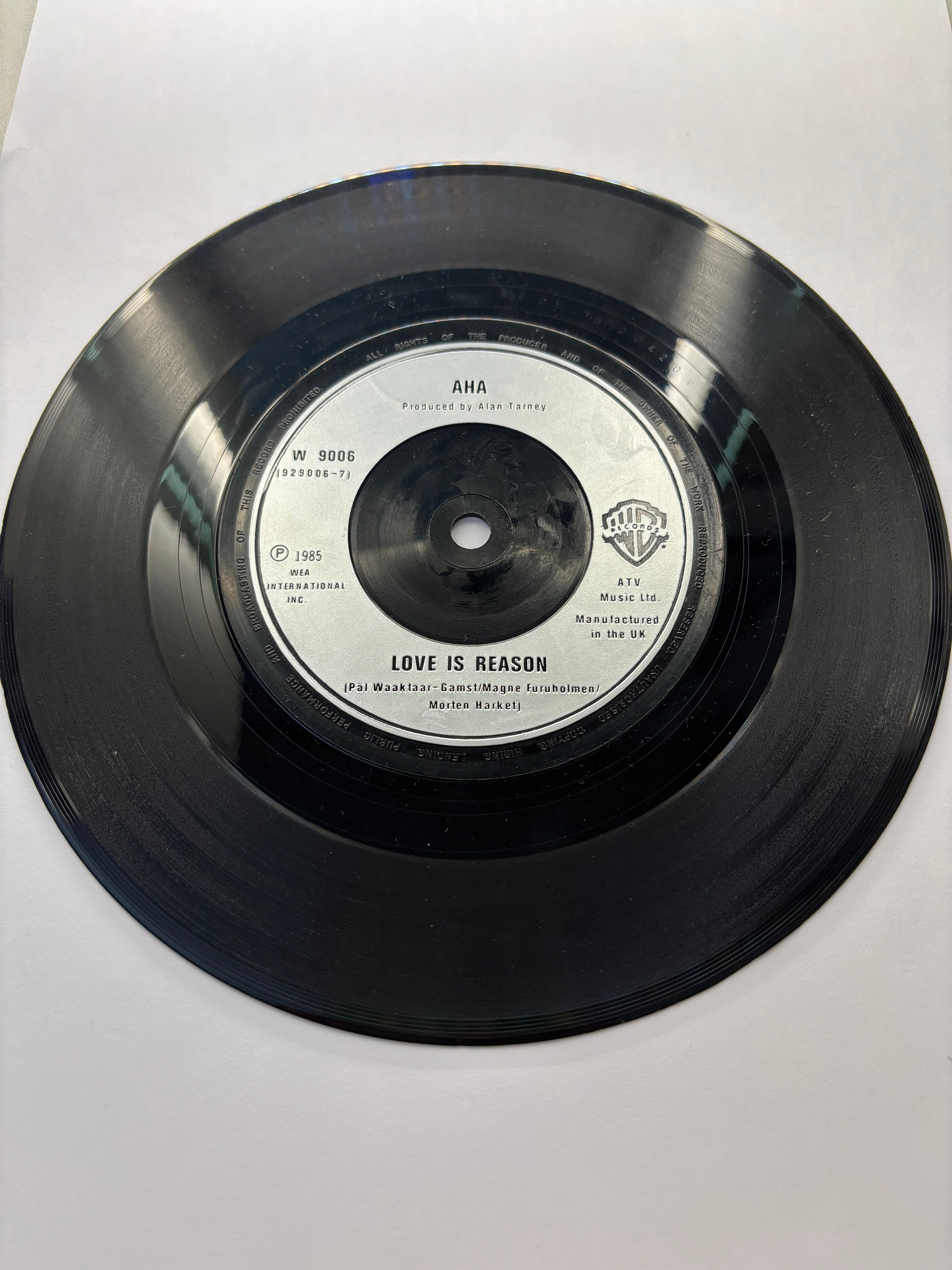 Aha- Take on me 7’’ Vinyl Single 1985