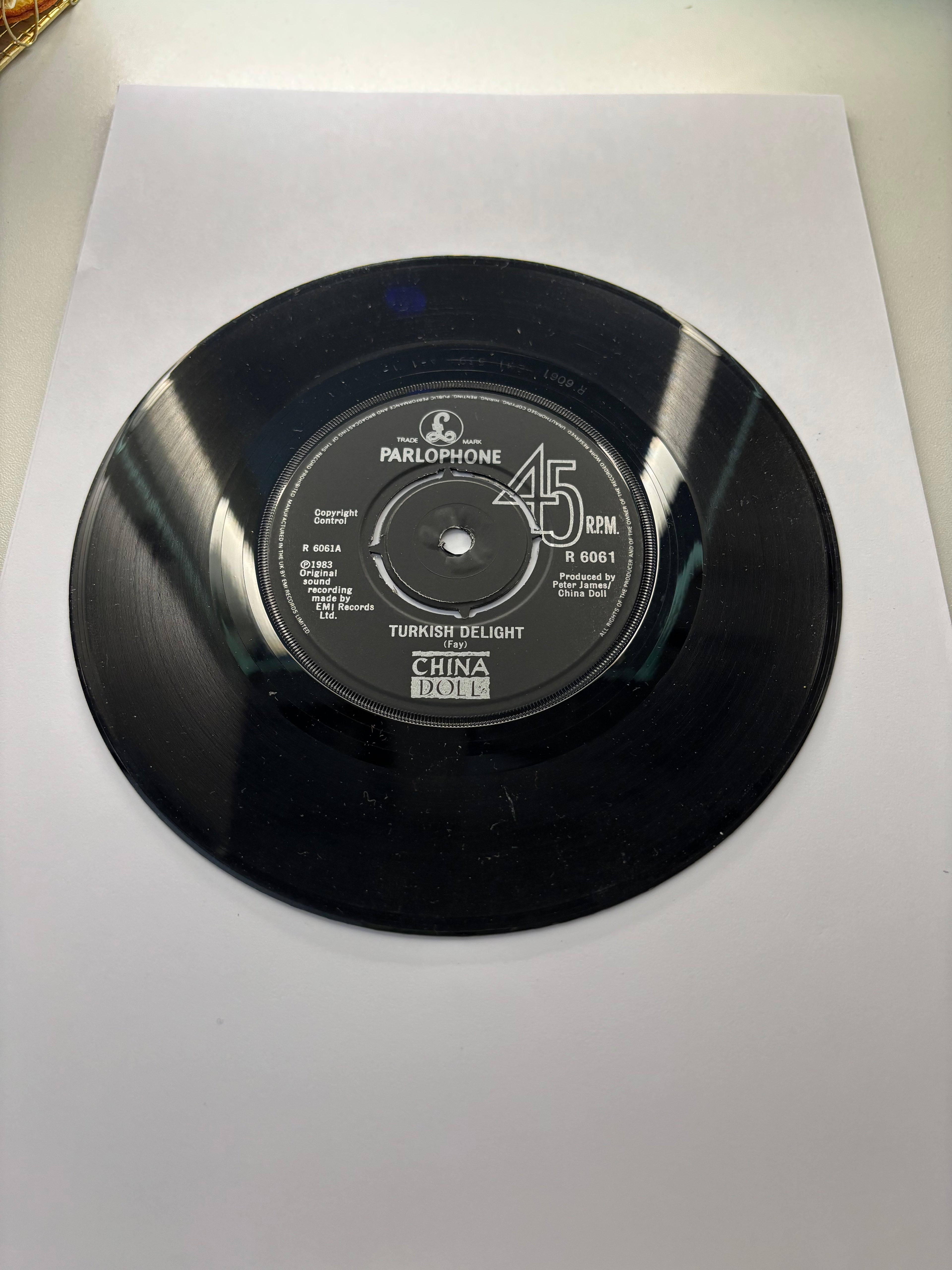 China Doll- Turkish Delight 7’’ Vinyl Single 1983