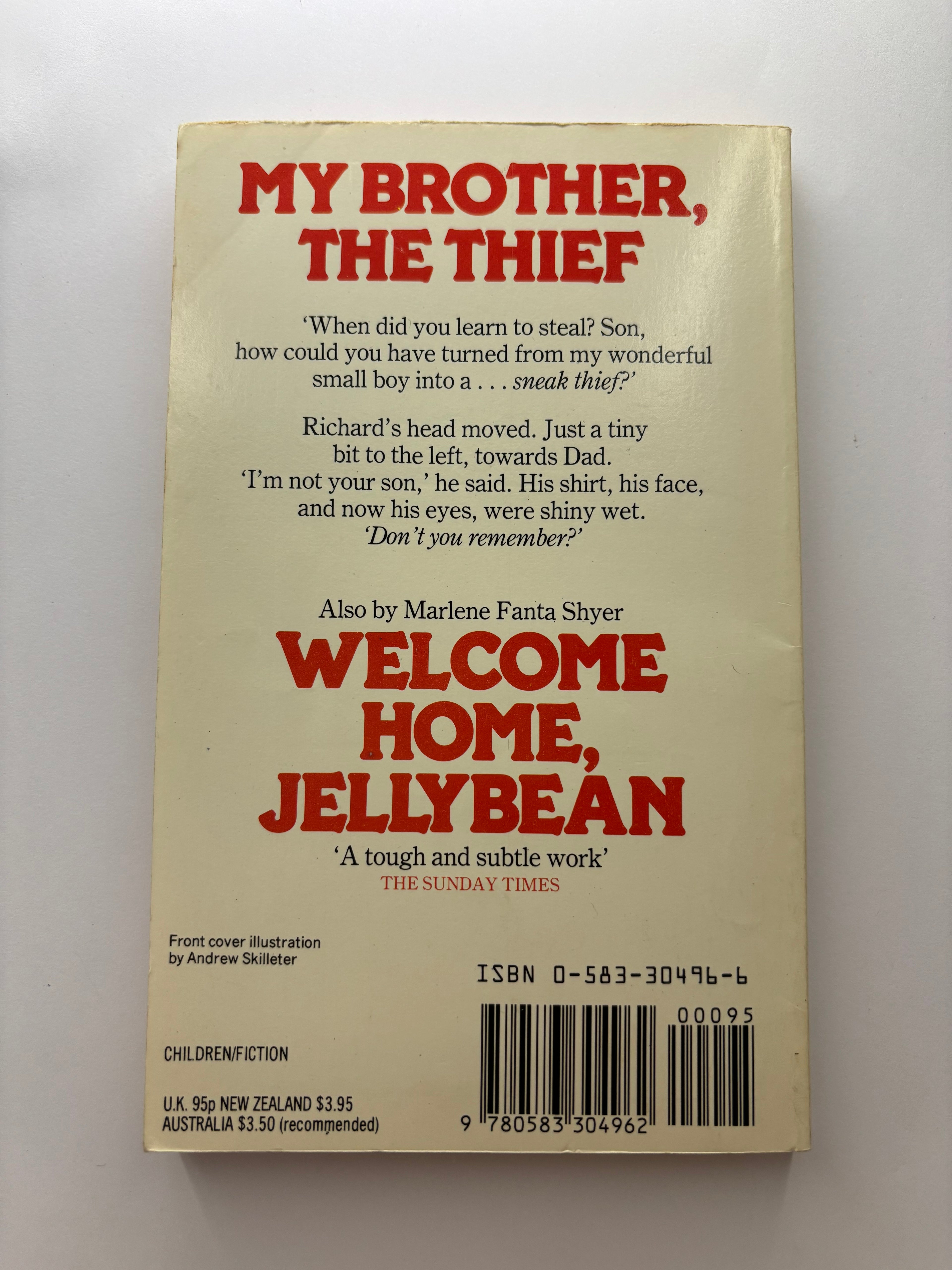 My brother, the thief by Marlene Fanta Shyer