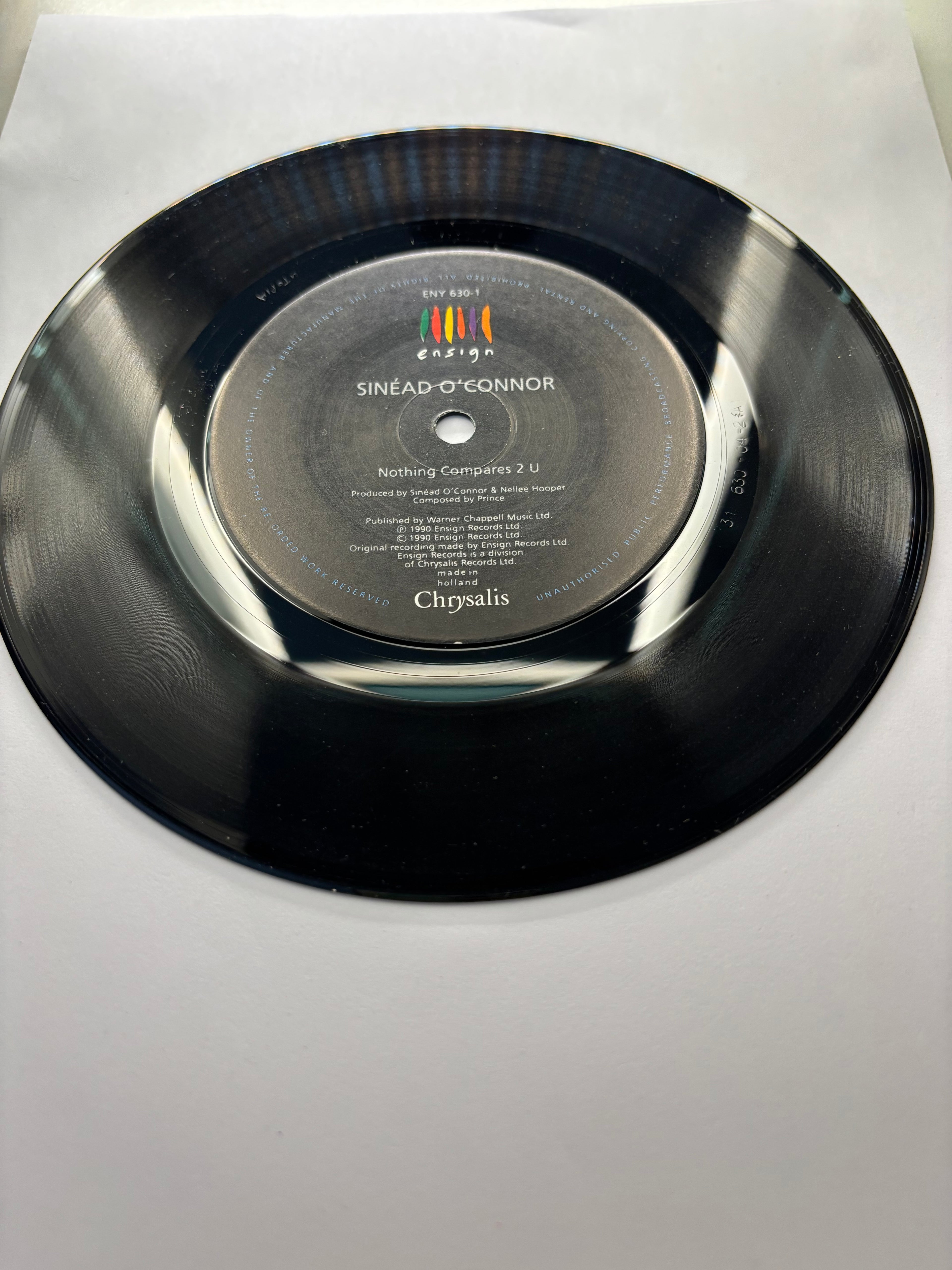 Sinead O’Conner- Nothing Compares 2 You 7’’ Vinyl Single 1990