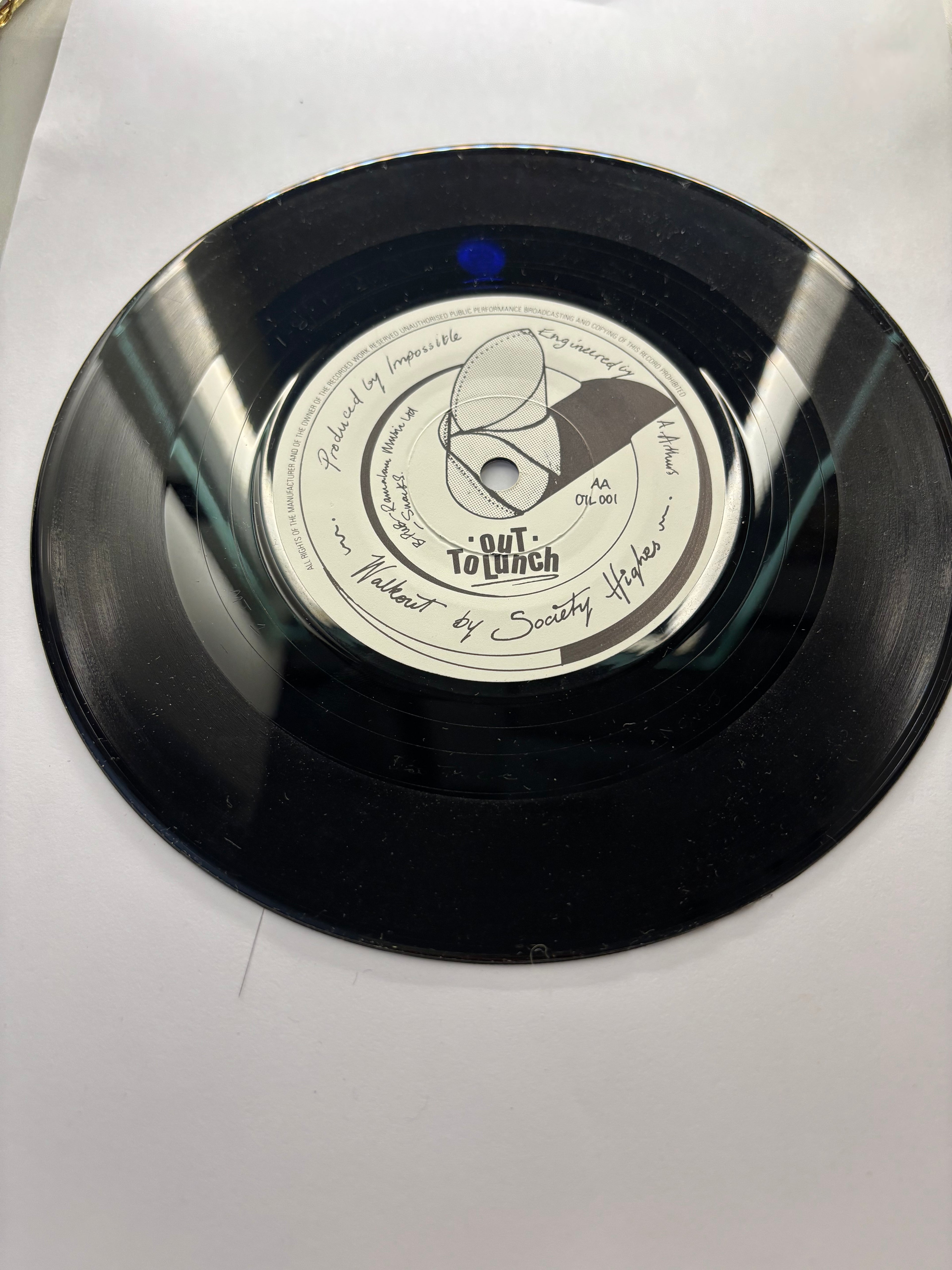 Society Highes- Boots/walkout 7’’ Vinyl Single