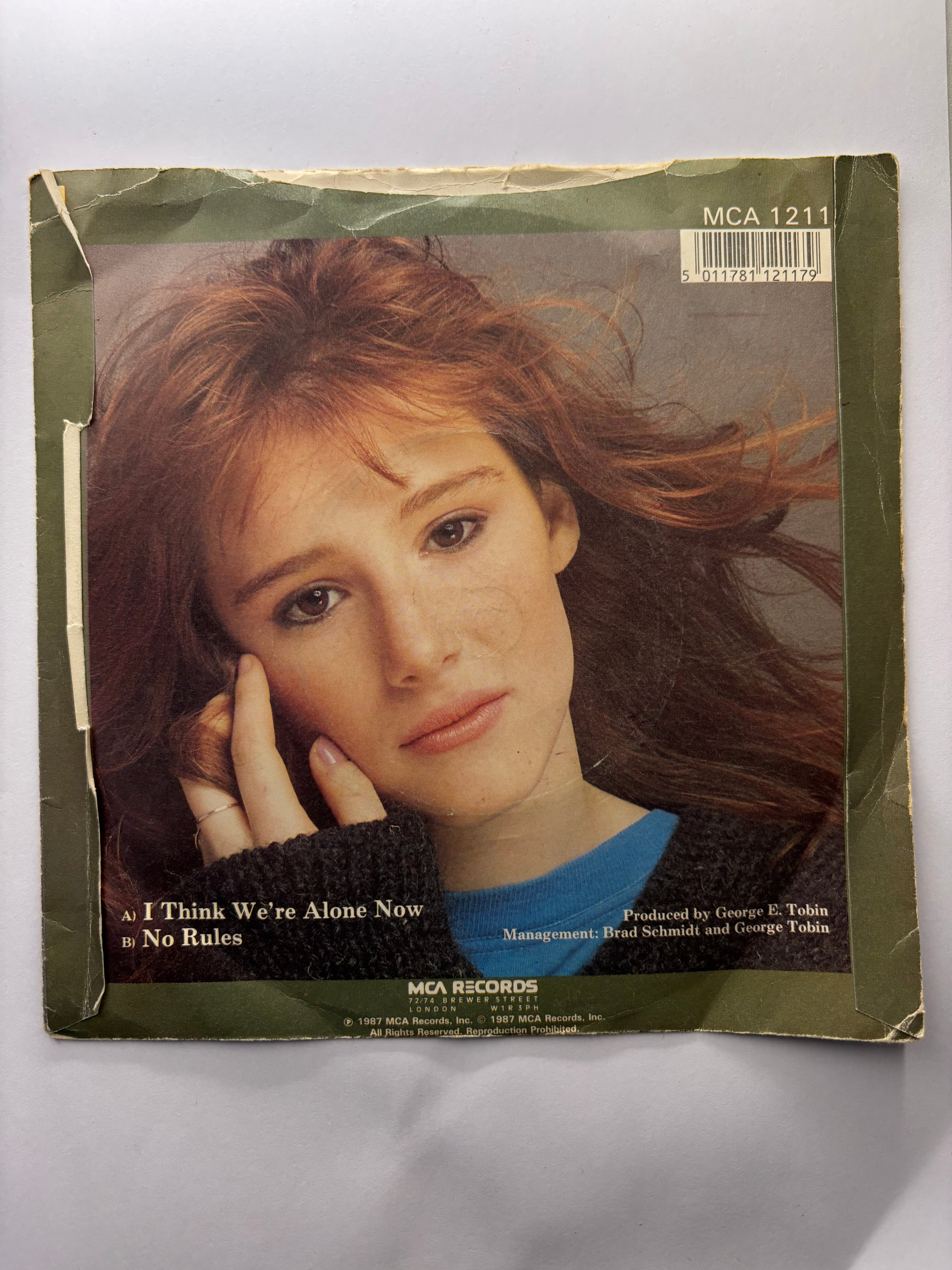 Tiffany- I think We’re Alone Now 7’’ Vinyl Single 1987