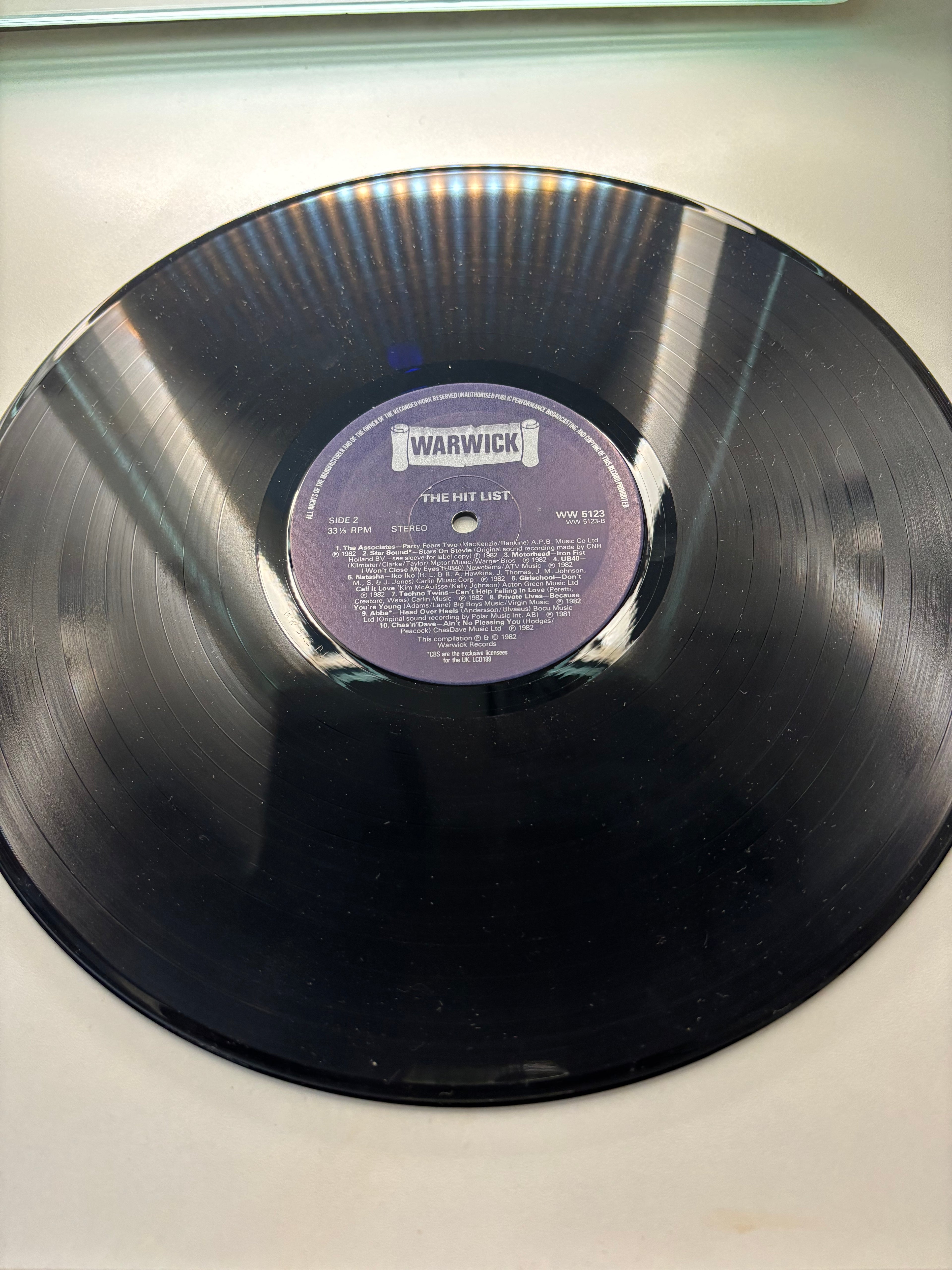 Hitlist 20 tracks Vinyl Album 1982