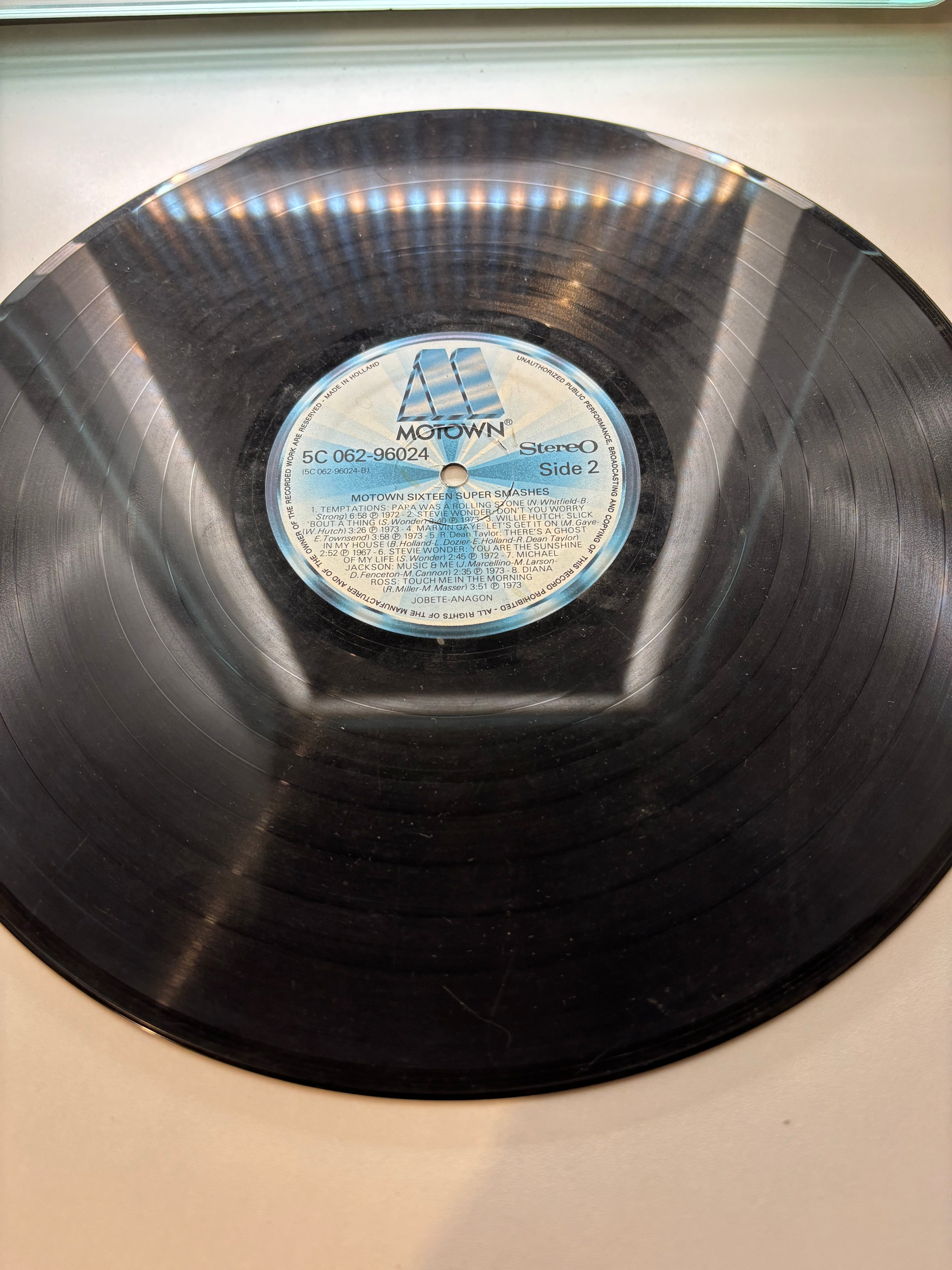 Motown 16 Super Smashes Vinyl Album