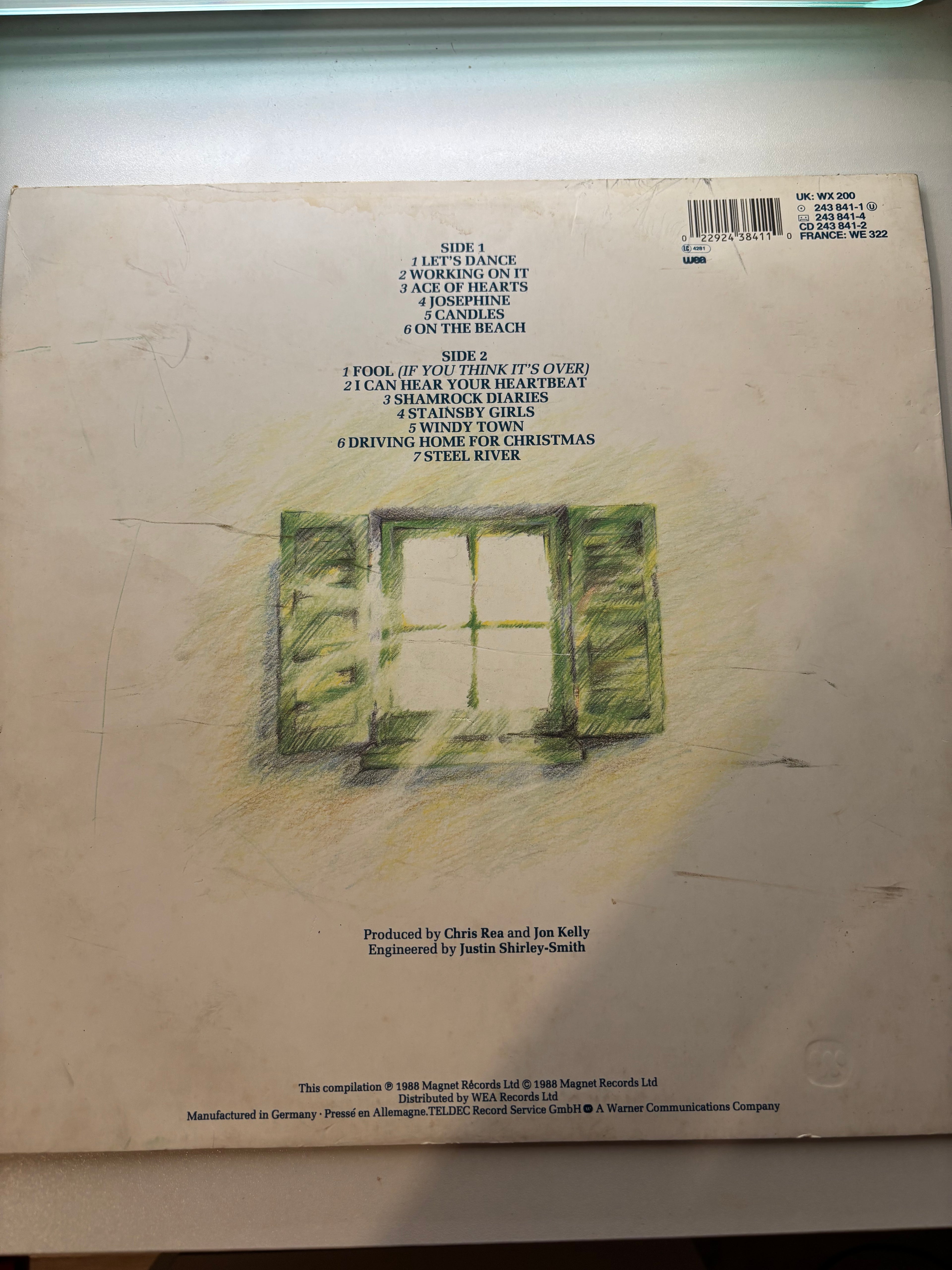The best of Chris Rea- New light through old windows Vinyl Album 1988