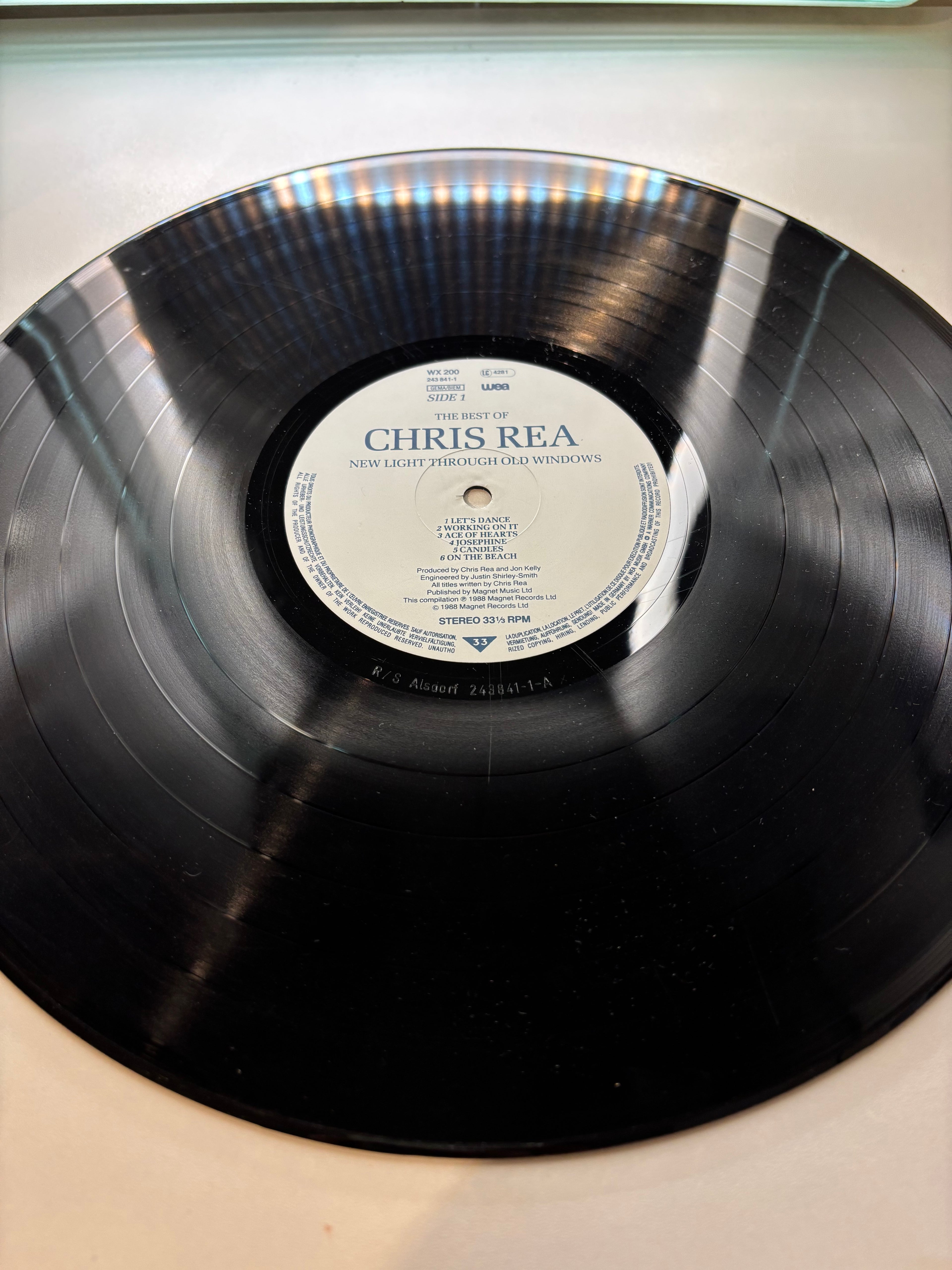 The best of Chris Rea- New light through old windows Vinyl Album 1988