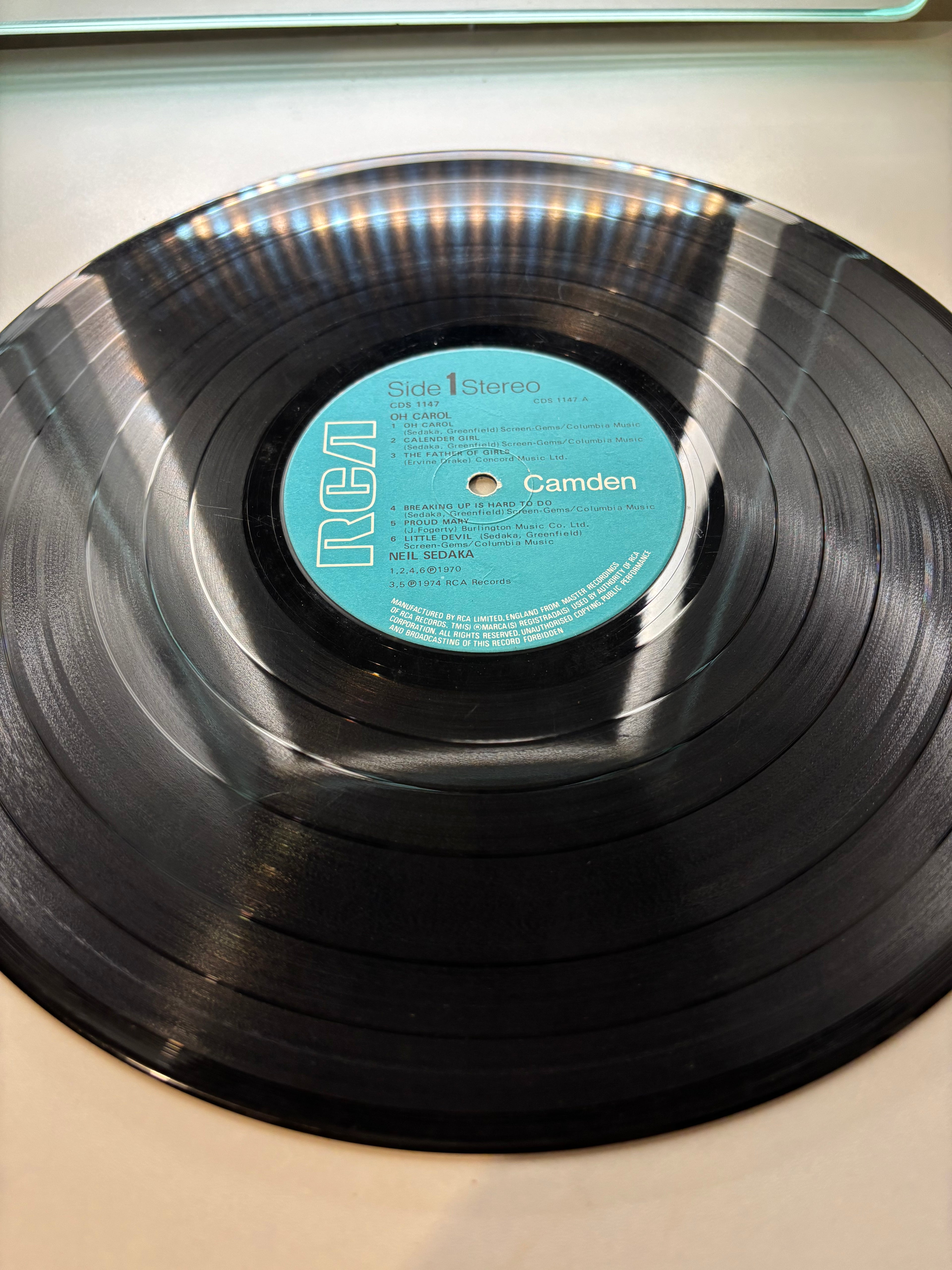 Neil Sedaka Oh Carol Vinyl Album 1970, 1974