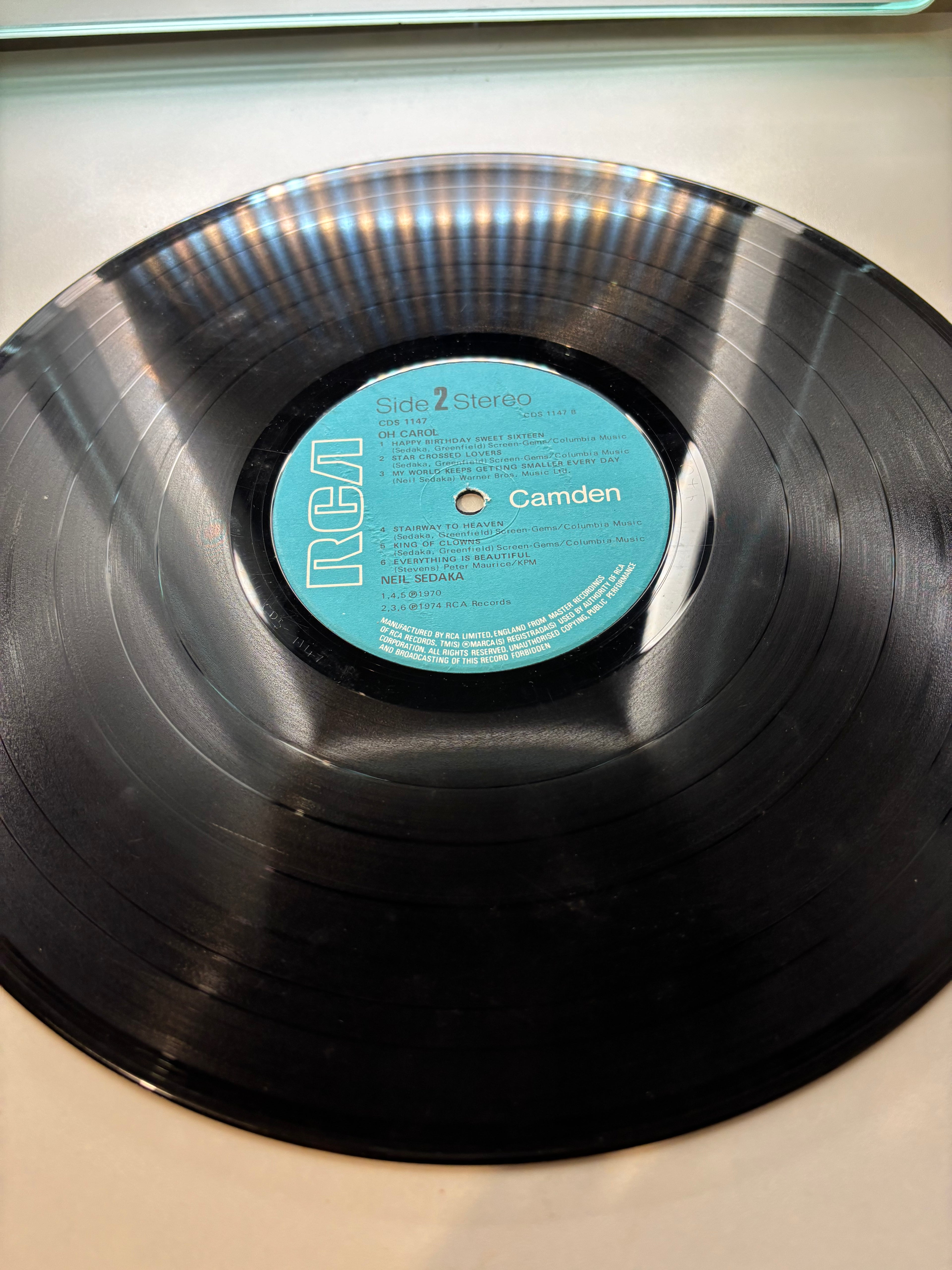 Neil Sedaka Oh Carol Vinyl Album 1970, 1974