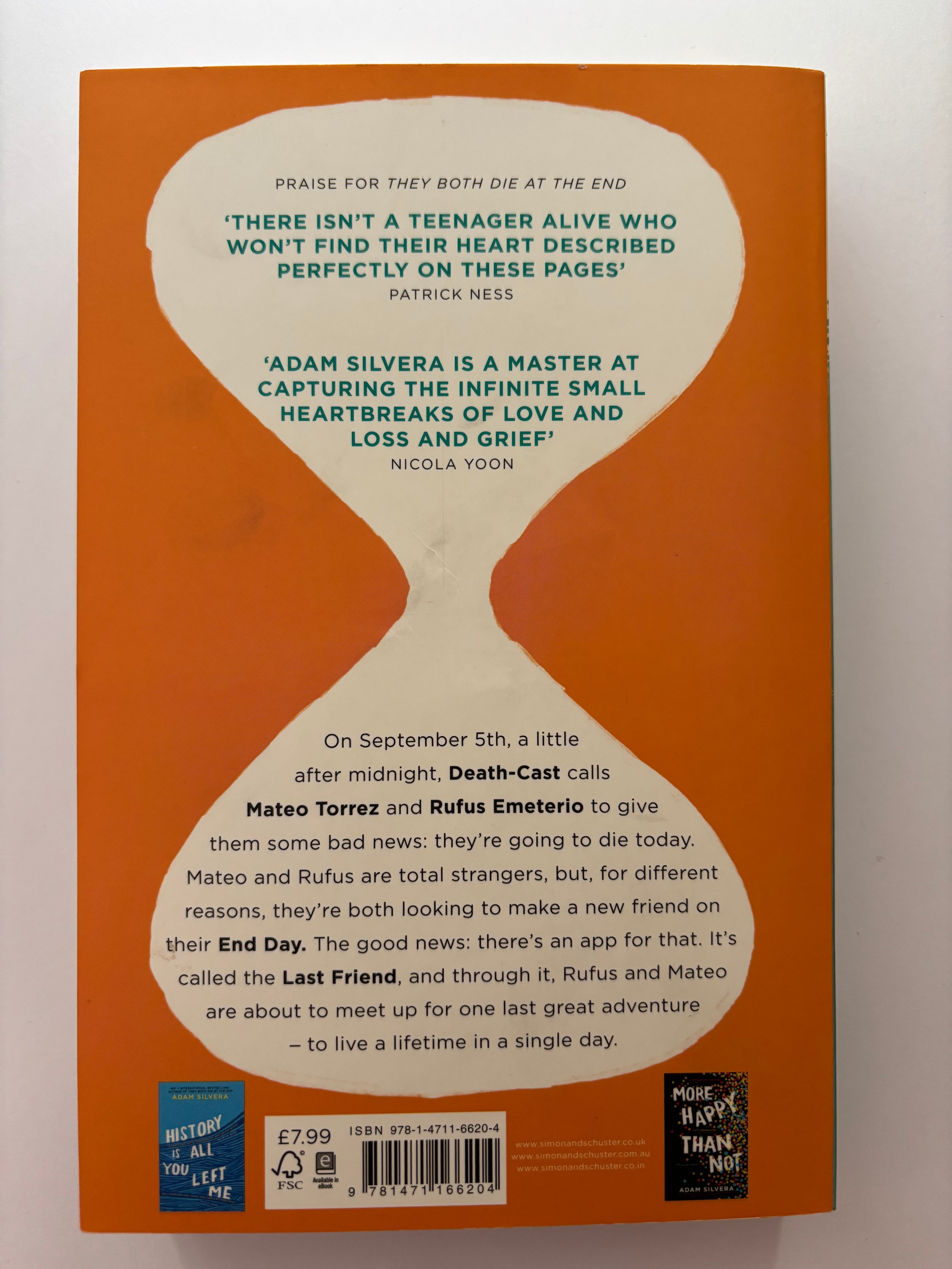 They both die at the end by Adam Silvera