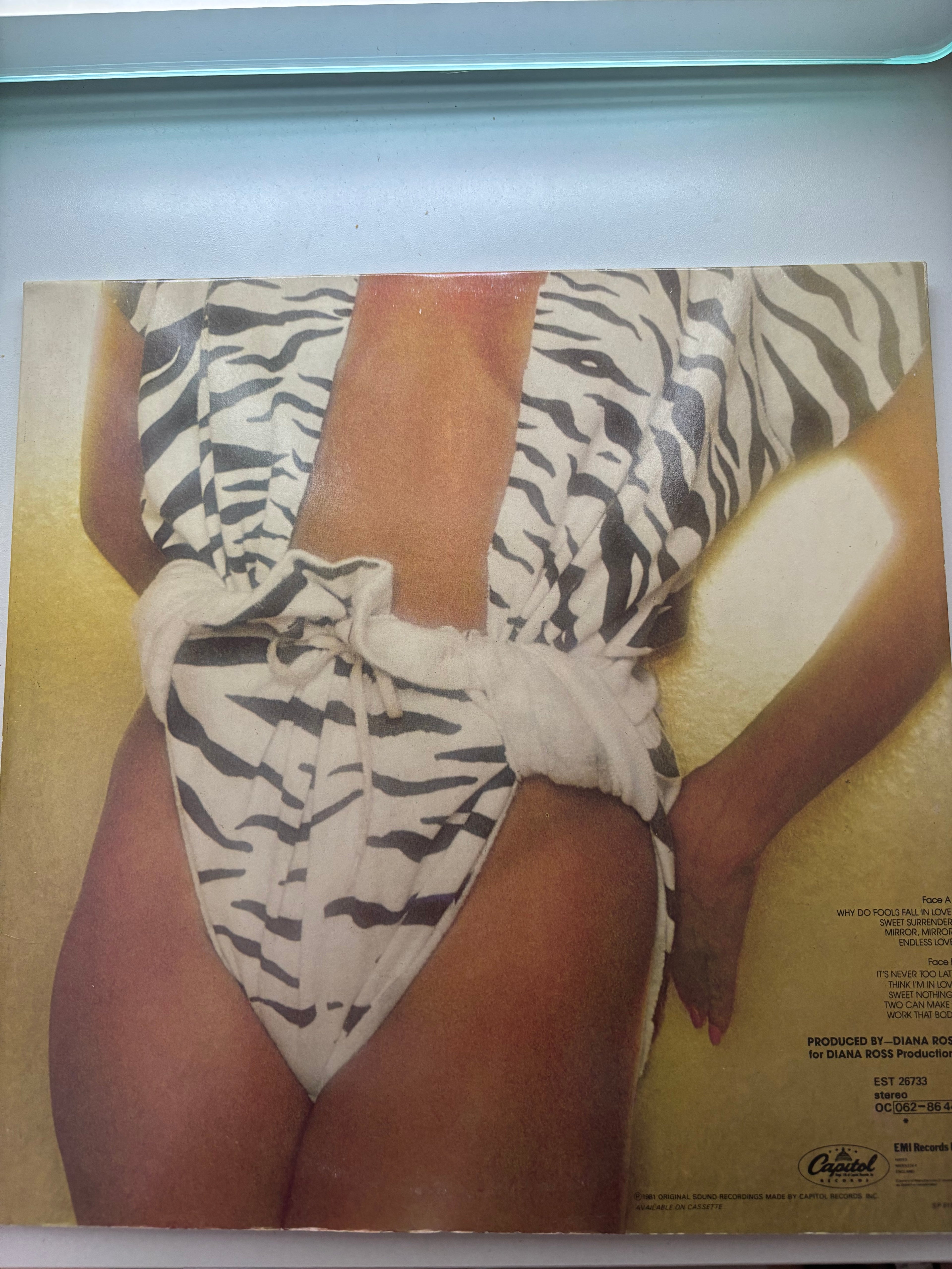 Diana Ross- Why do Fools Fall in Love 1981 Vinyl Album