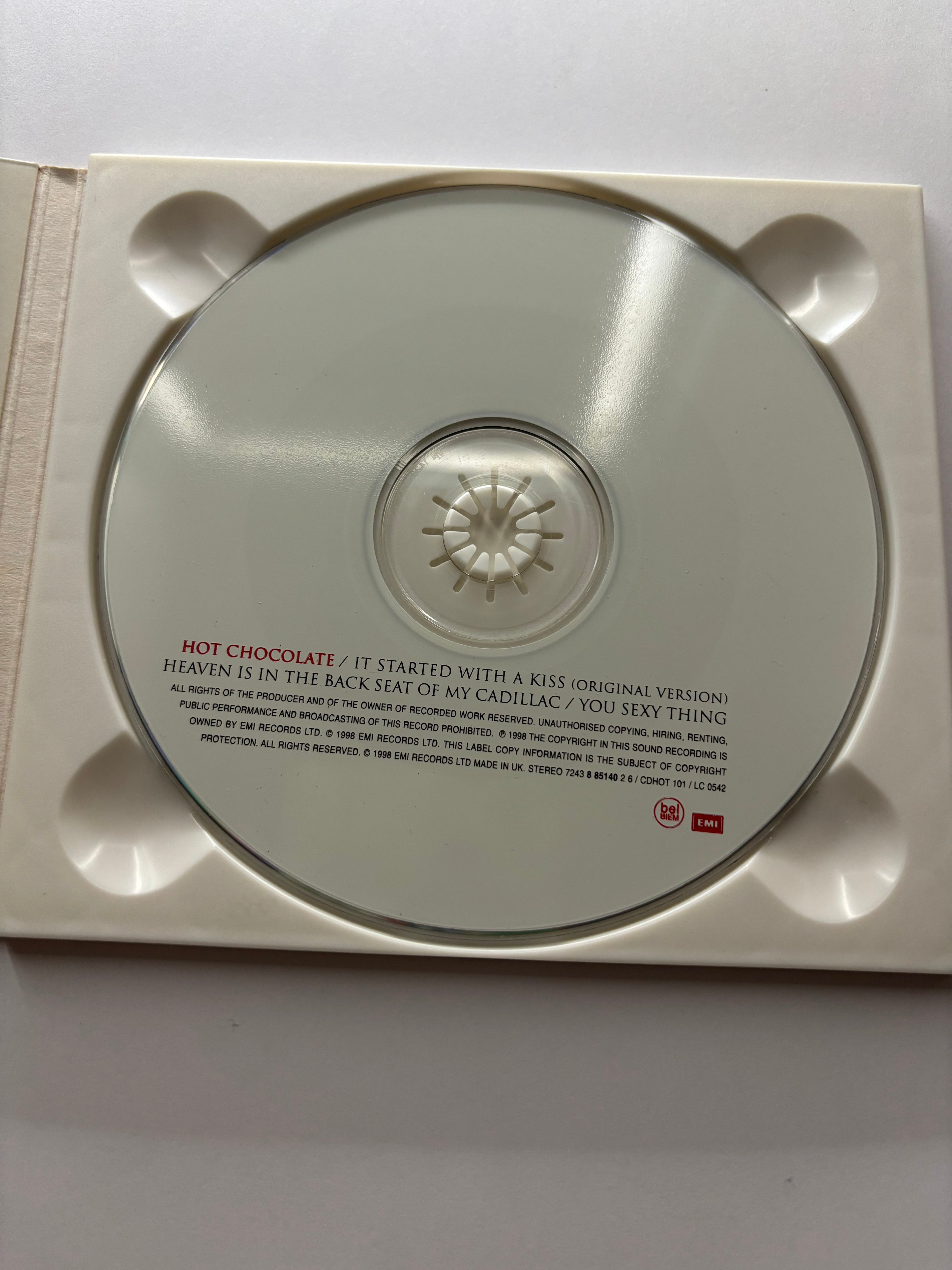 Hot Chocolate featuring Errol Brown- It Started with a Kiss CD