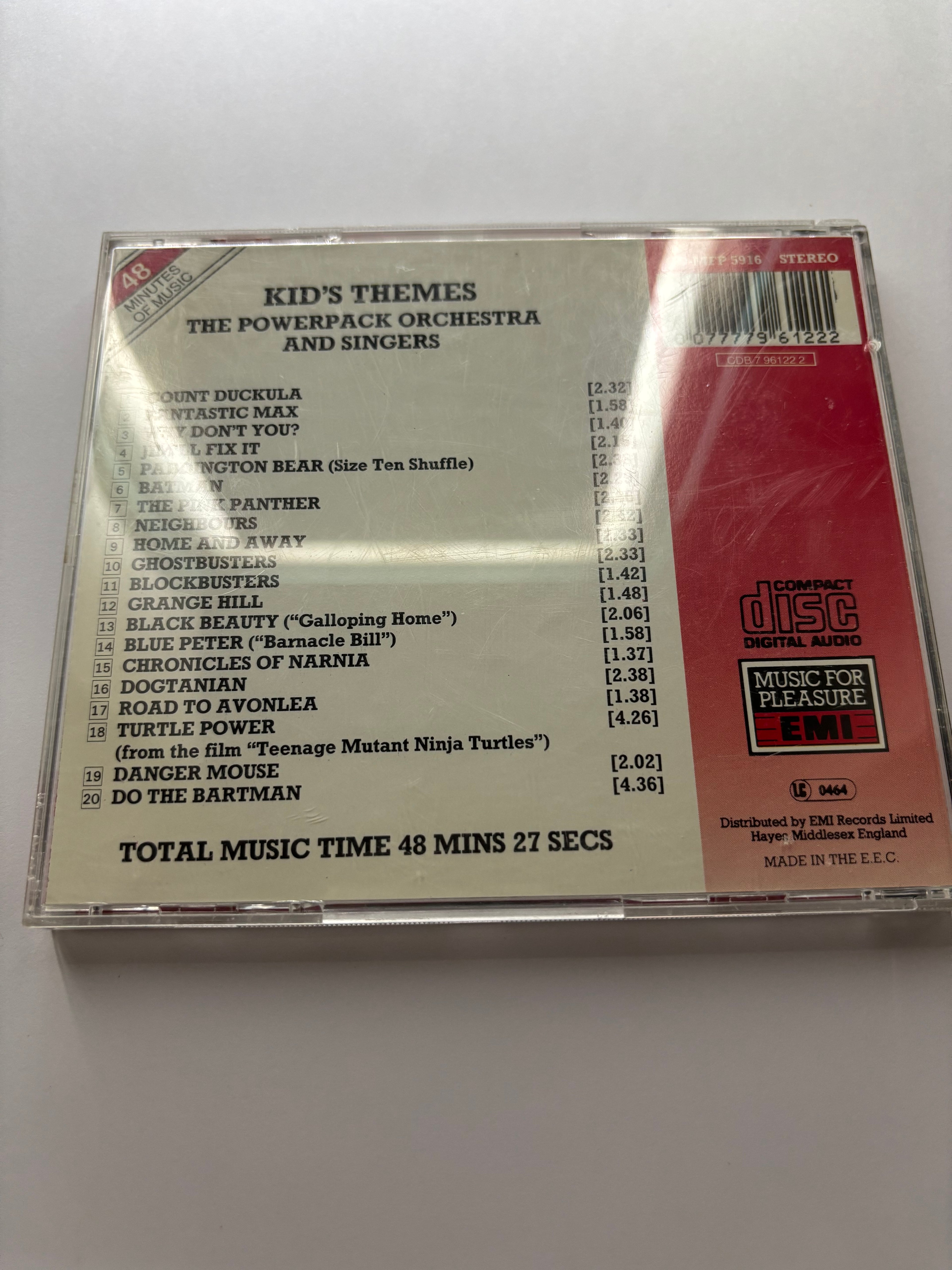 Kids themes- The Power Pack Orchestra & Singers CD