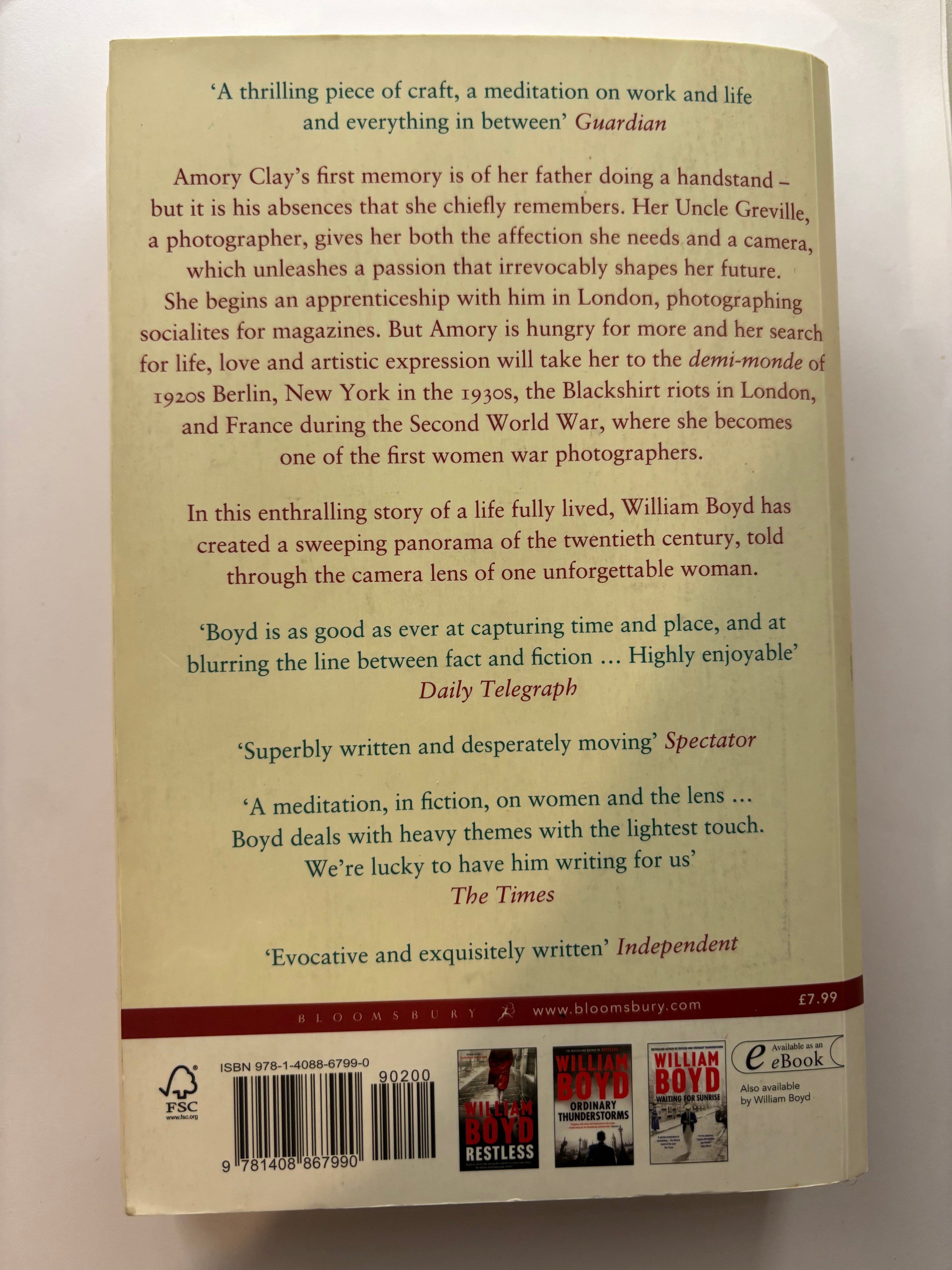 Sweet Caress by William Boyd