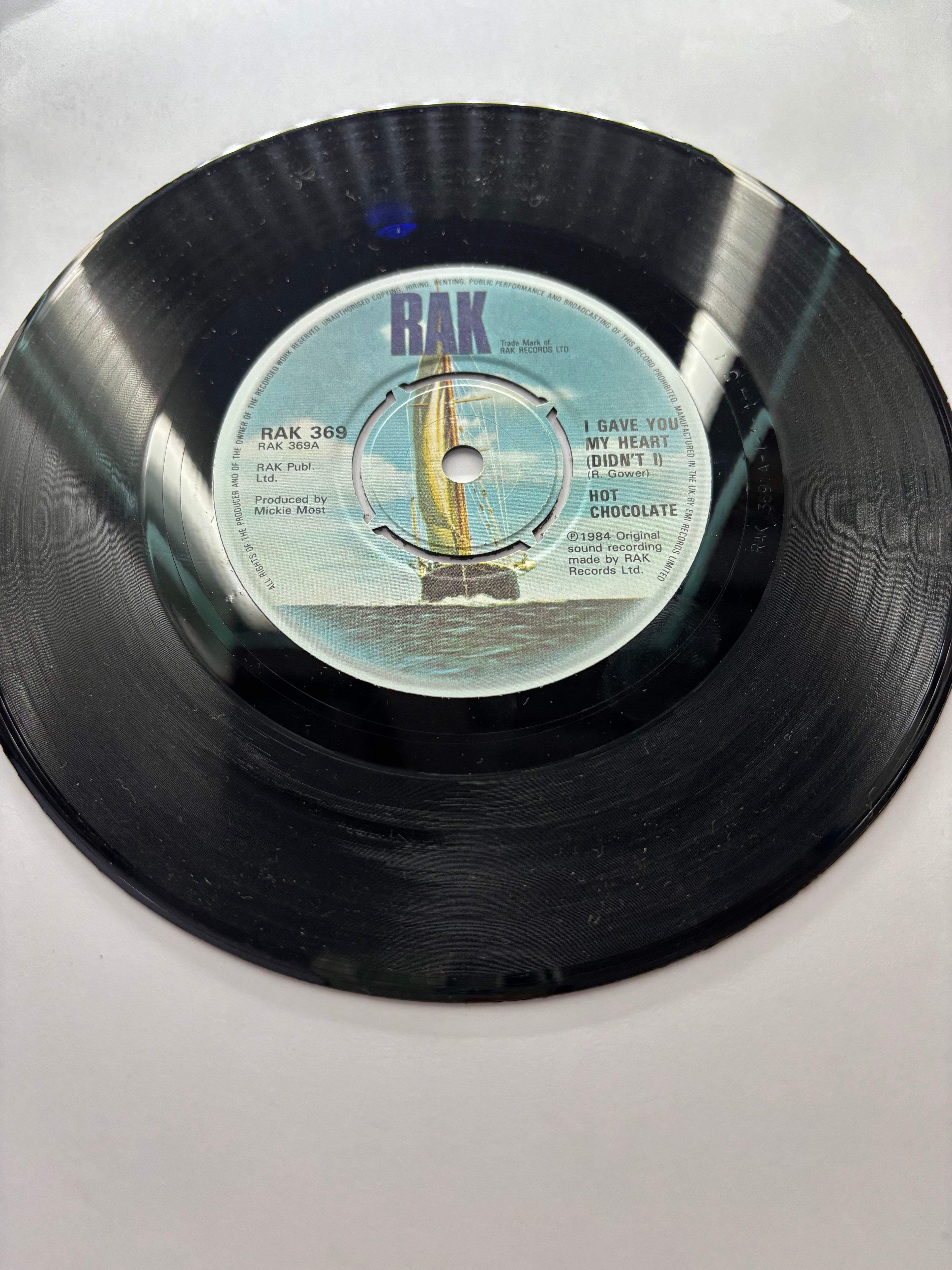 Hot Chocolate- I gave you my heart (Didn’t I) 7’’ vinyl single 1984