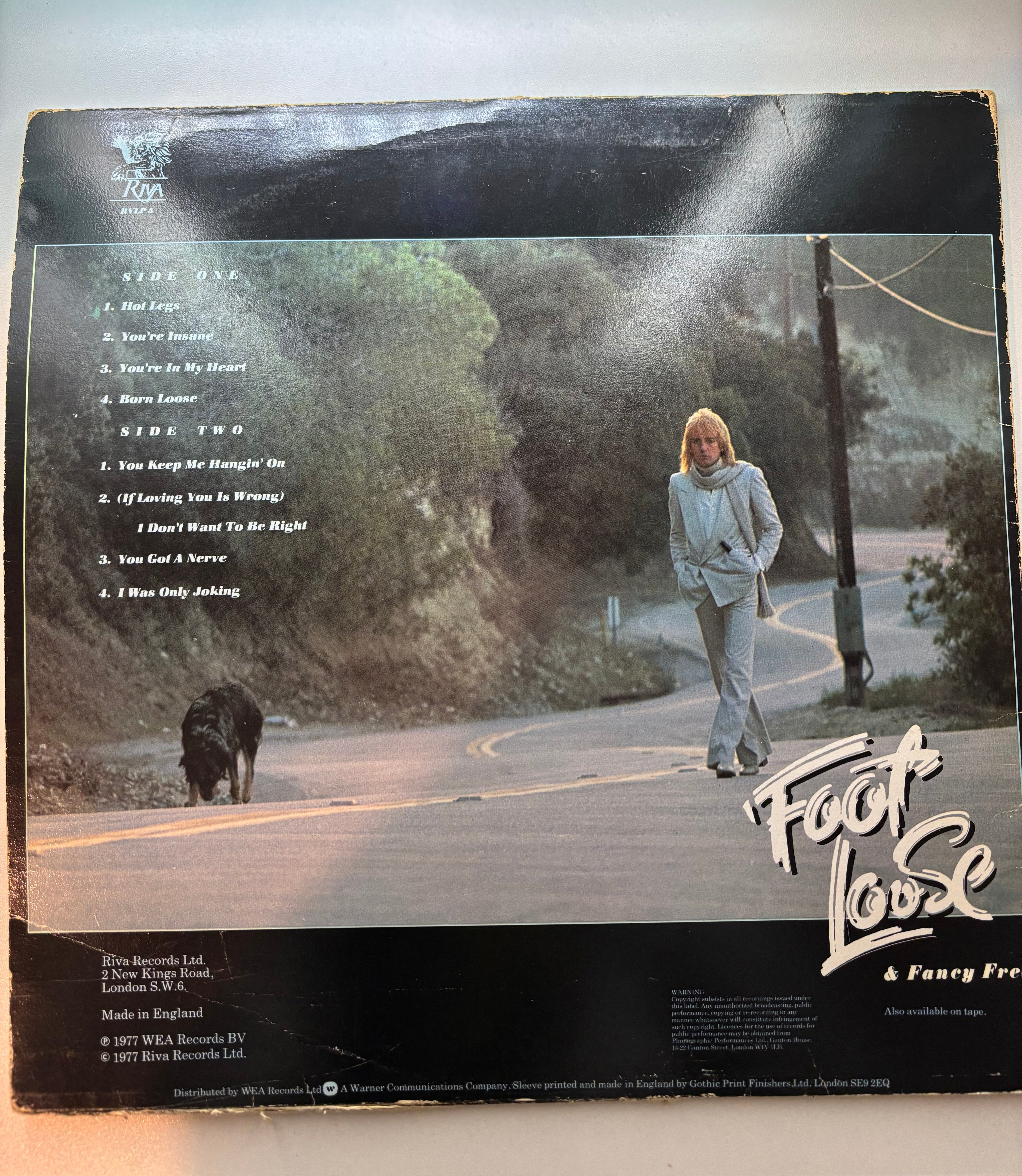 Rod Stewart- Foot loose and Fancy Free 1977 Vinyl Album