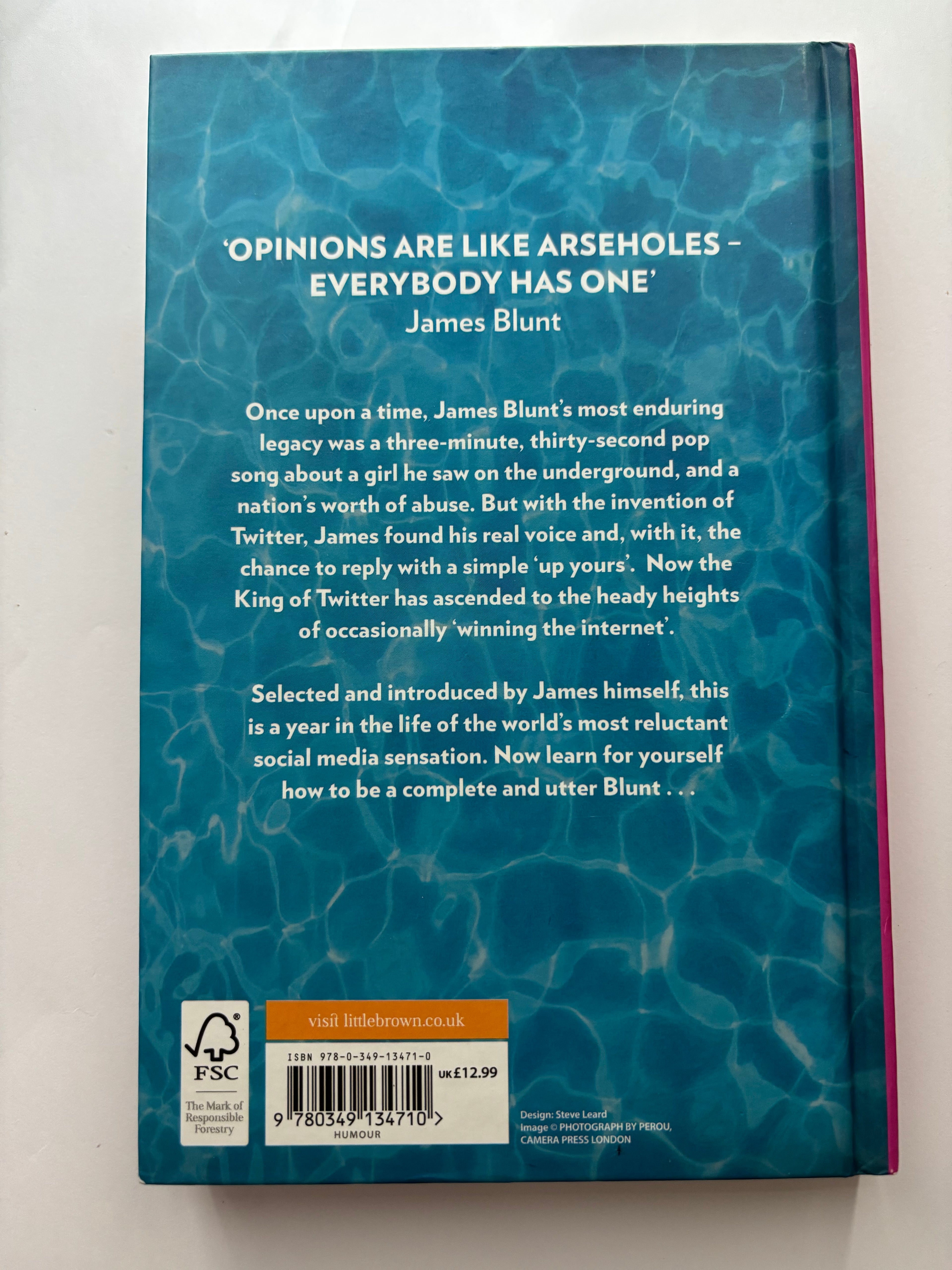 How to be a complete and Utter Blunt by James Blunt