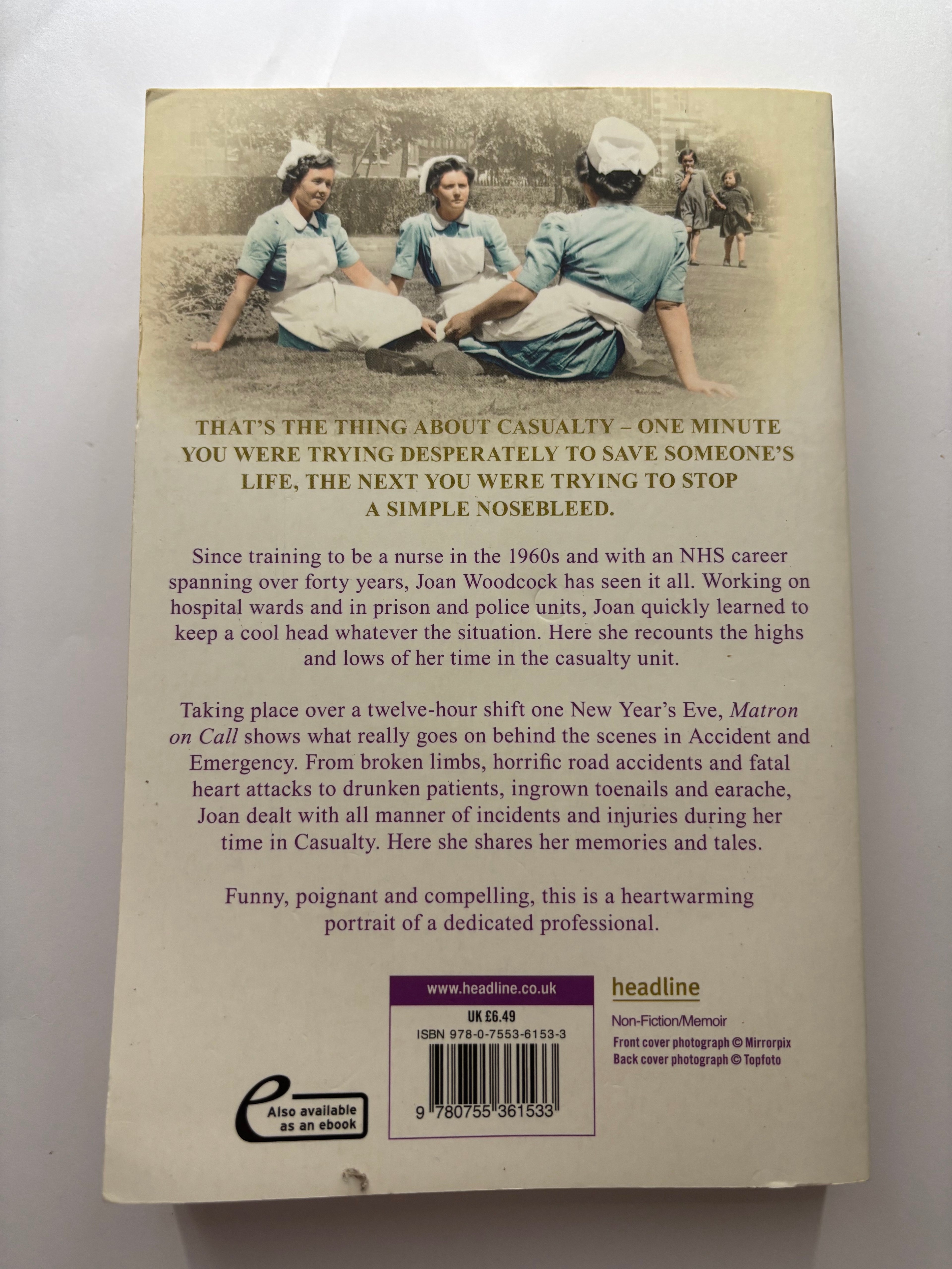 Matron on Call by Joan Woodcock