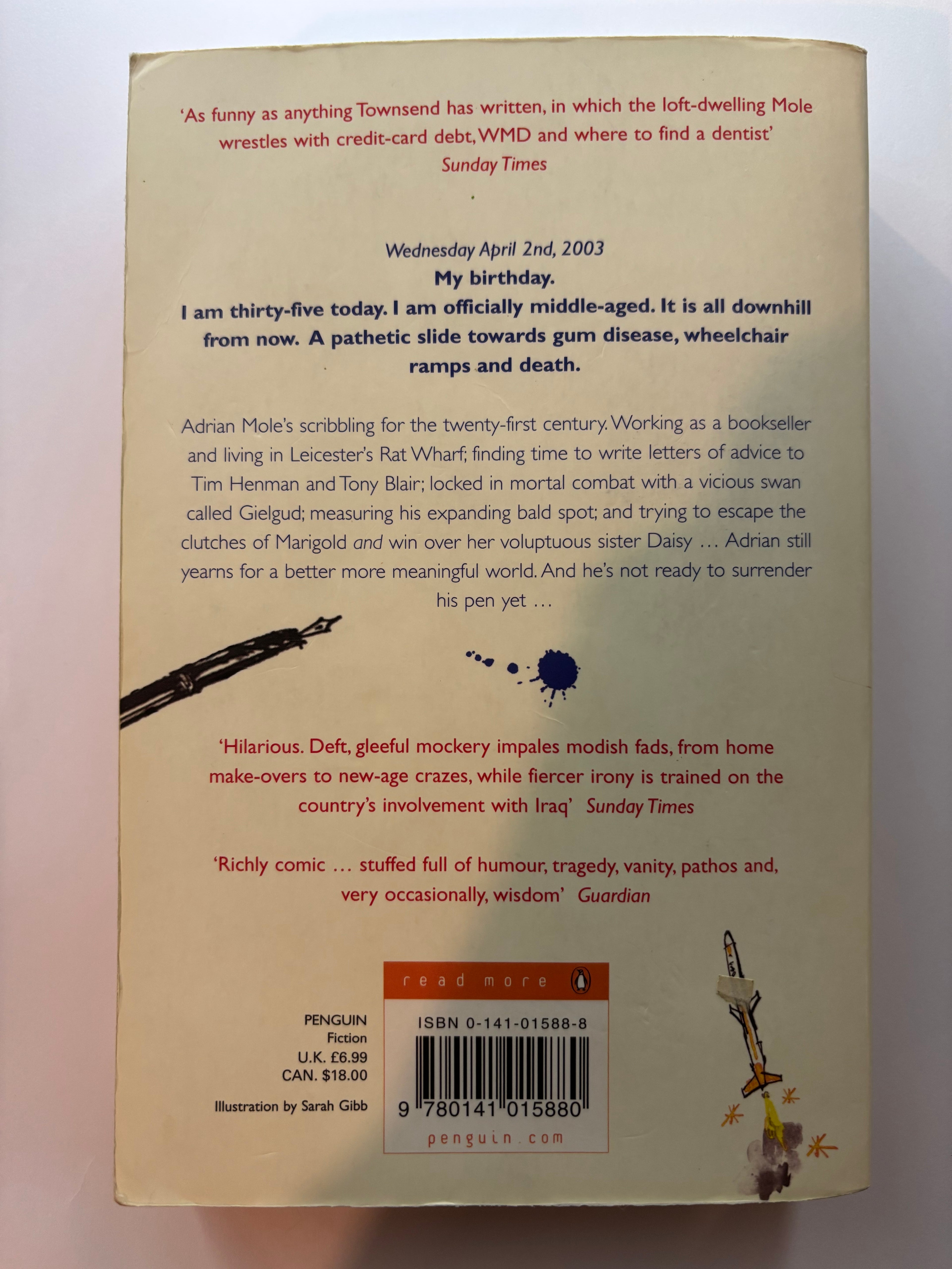 Adrian Mole and the weapons of Mass Destruction by Sue Townsend