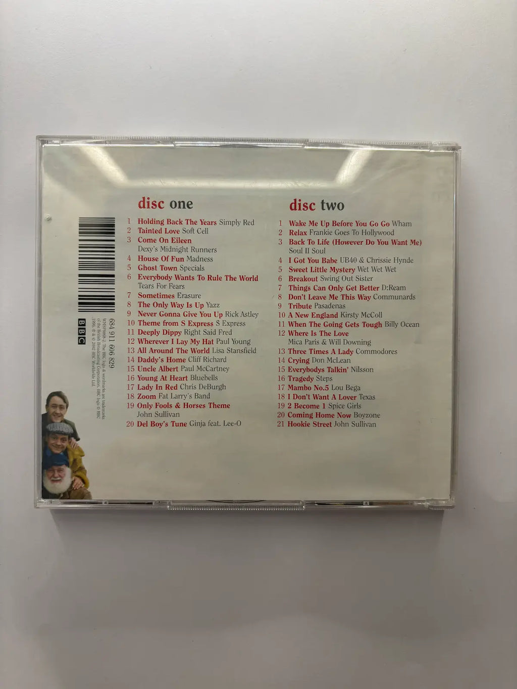 Only Fools and Horses - The Album CD back cover description UK