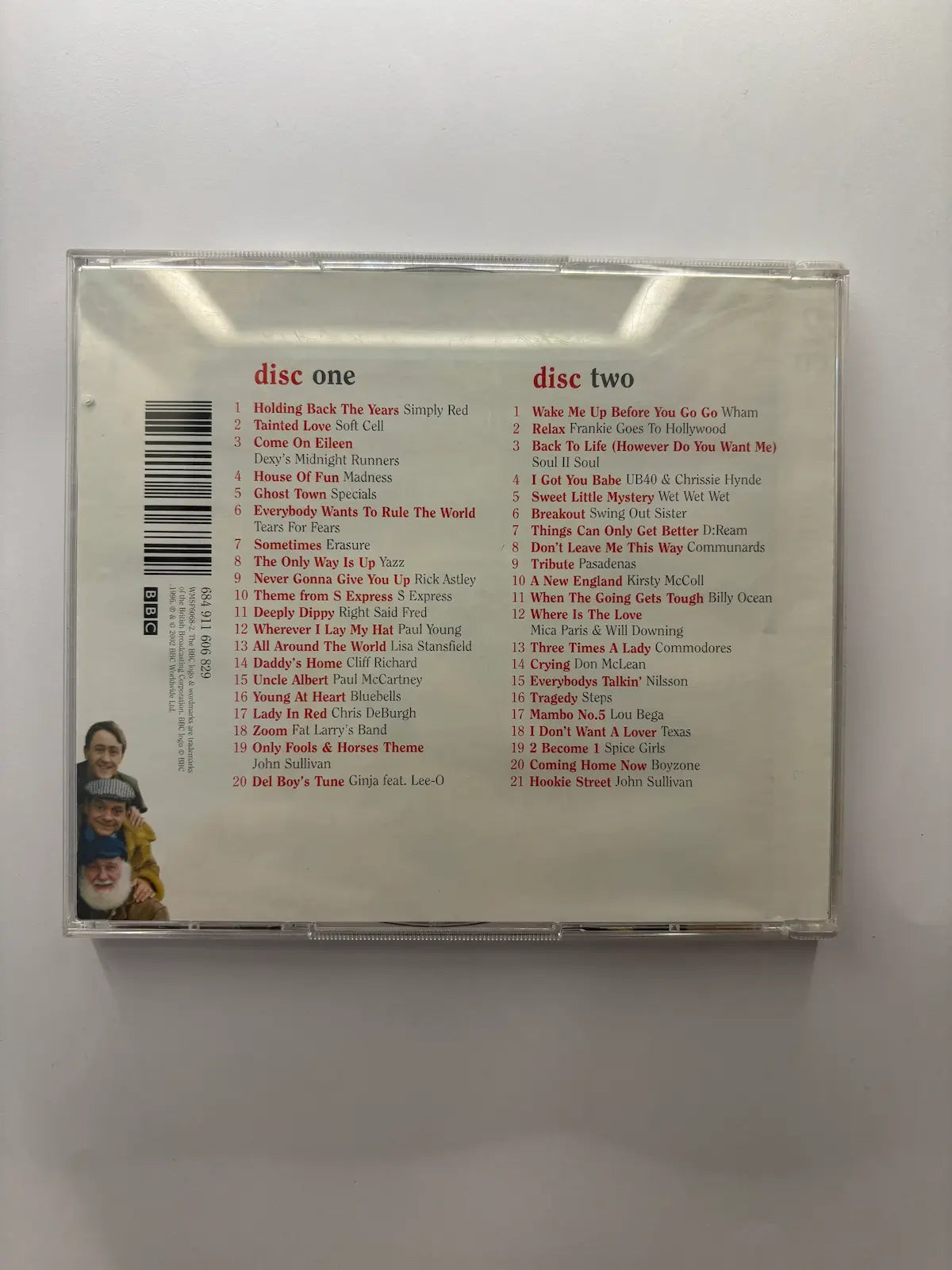Only Fools and Horses - The Album CD back cover description UK
