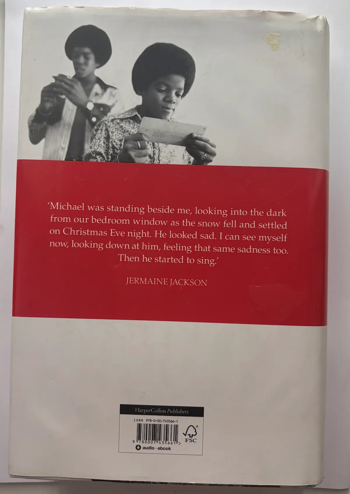 You Are Not Alone: Michael, Through a Brother’s Eyes by Jermaine Jackson biography book back cover description UK