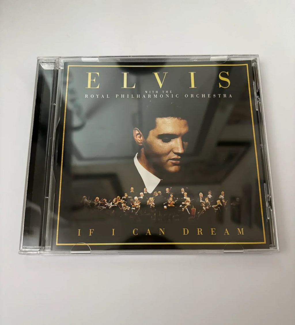 If I Can Dream by Elvis Presley with the Royal Philharmonic Orchestra rock and roll CD front cover UK