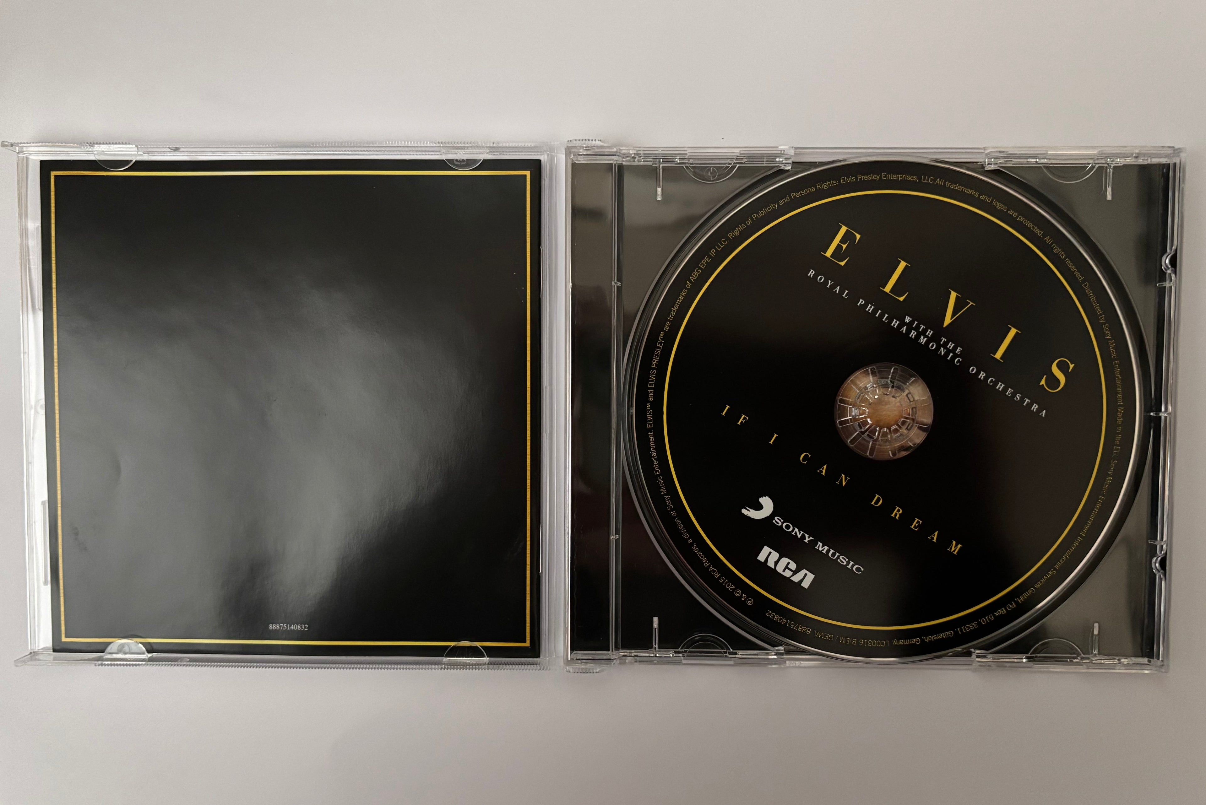 If I Can Dream by Elvis Presley with the Royal Philharmonic Orchestra rock and roll CD UK pressing 