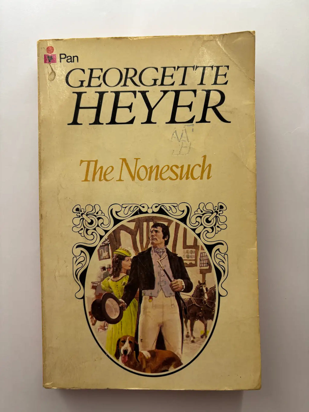 The Nonesuch by Georgette Heyer historical romance book front cover UK