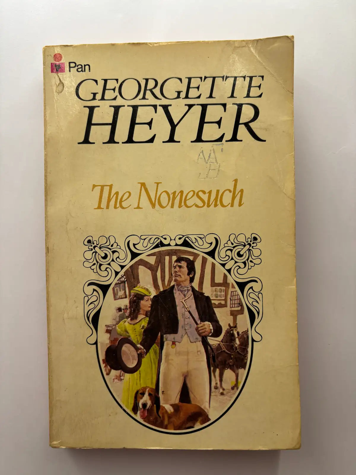 The Nonesuch by Georgette Heyer historical romance book front cover UK