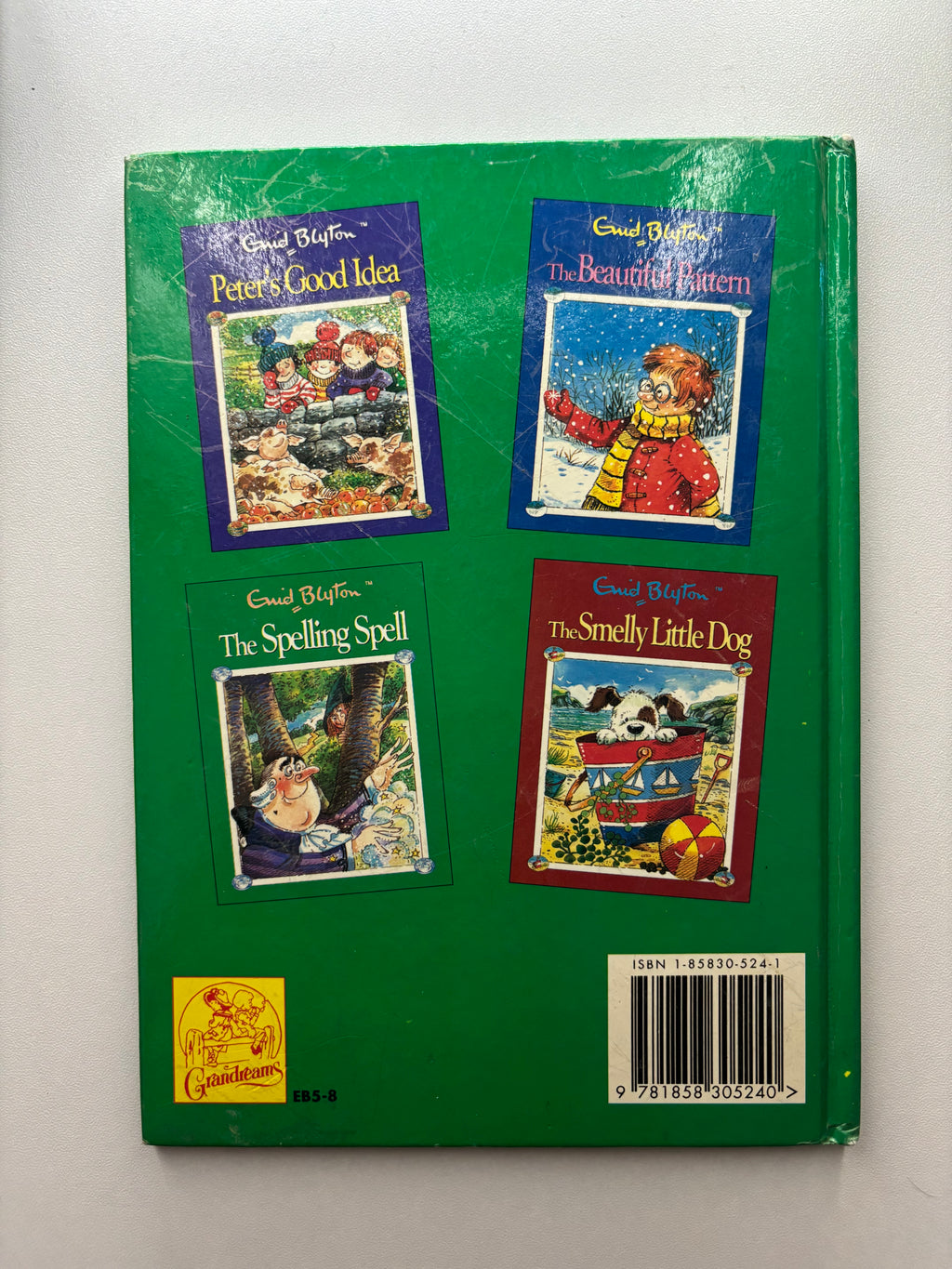 The Spelling Spell by Enid Blyton children's book back cover UK