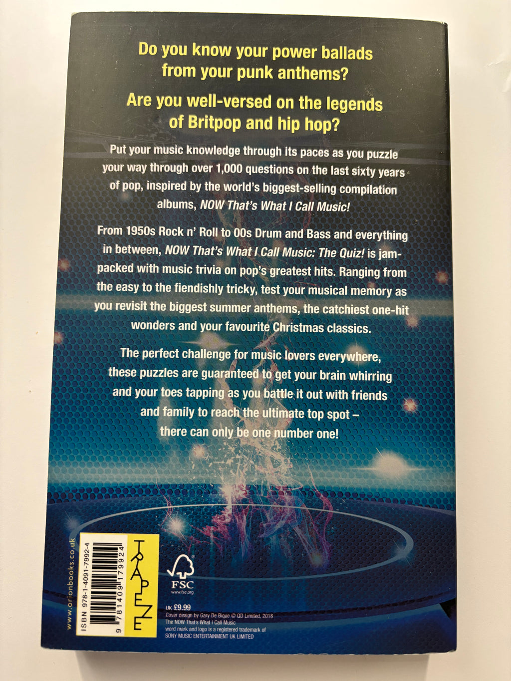 Now thats what I call music- the quiz by Michael Mulligan