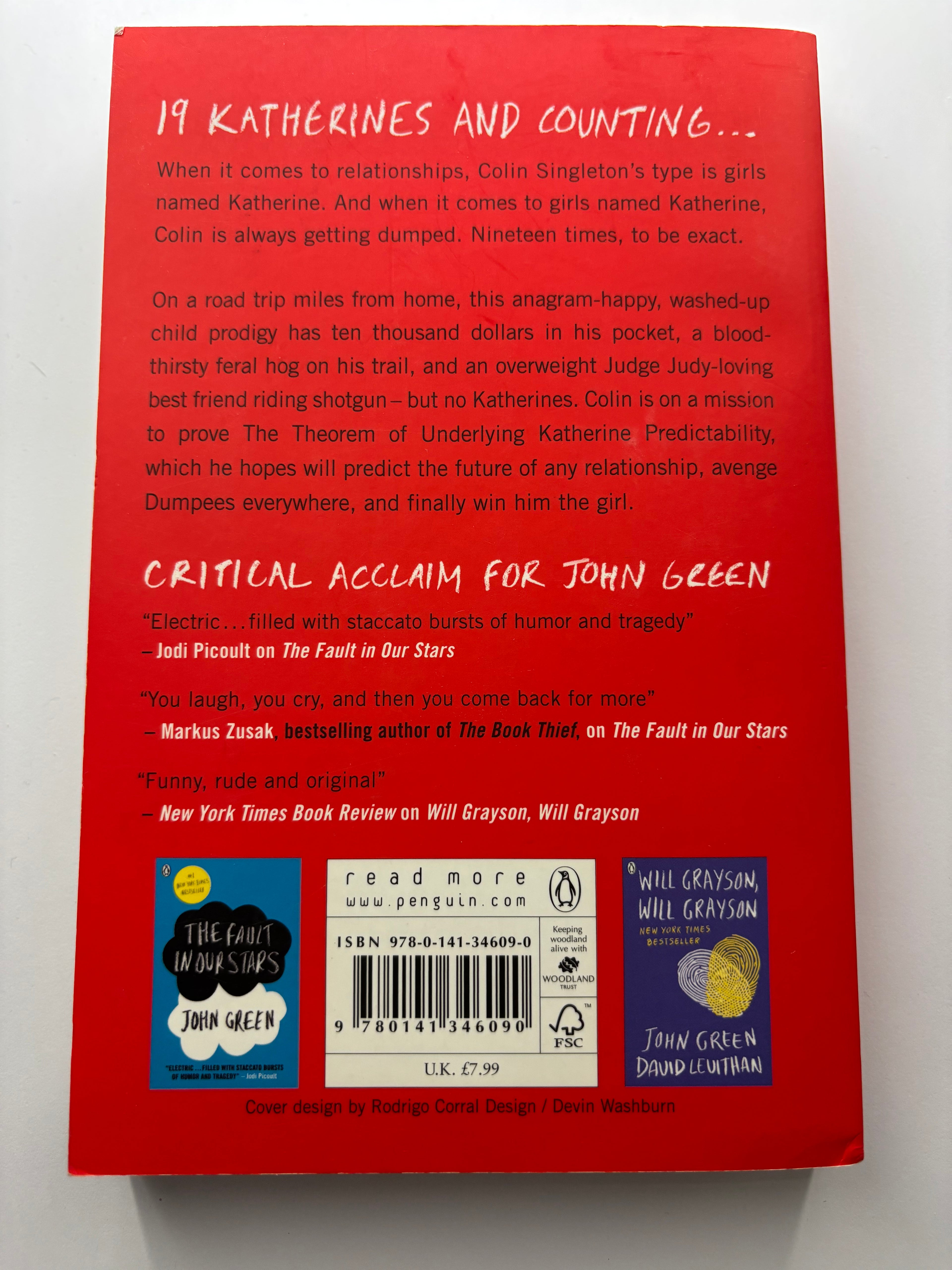 An Abundance of Katherines by John Green