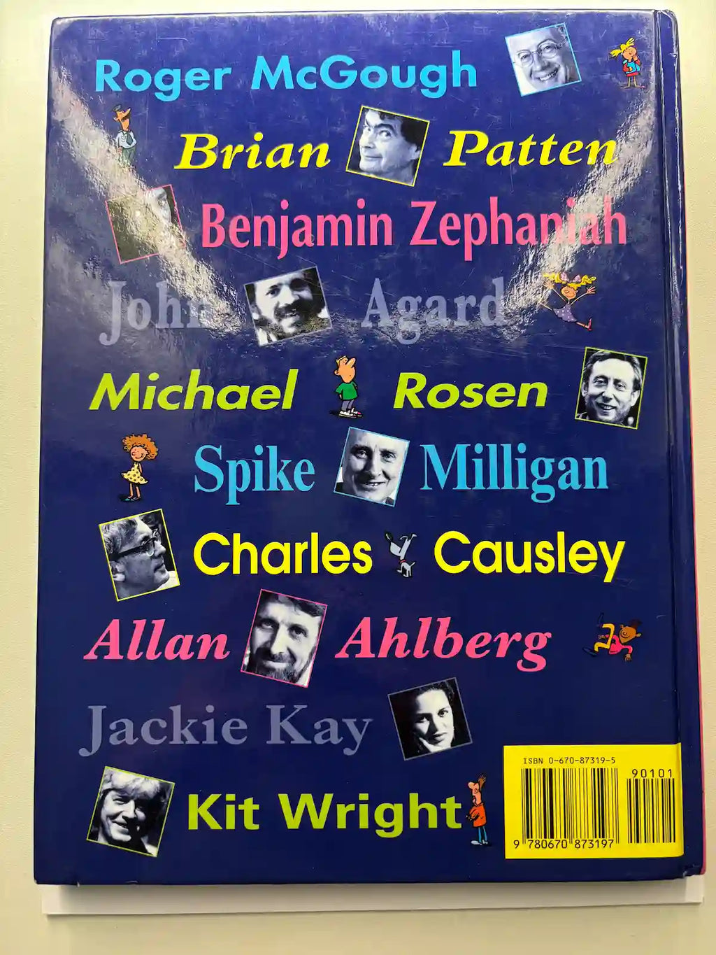 The Puffin Book of Utterly Brilliant Poetry children's book back cover description UK