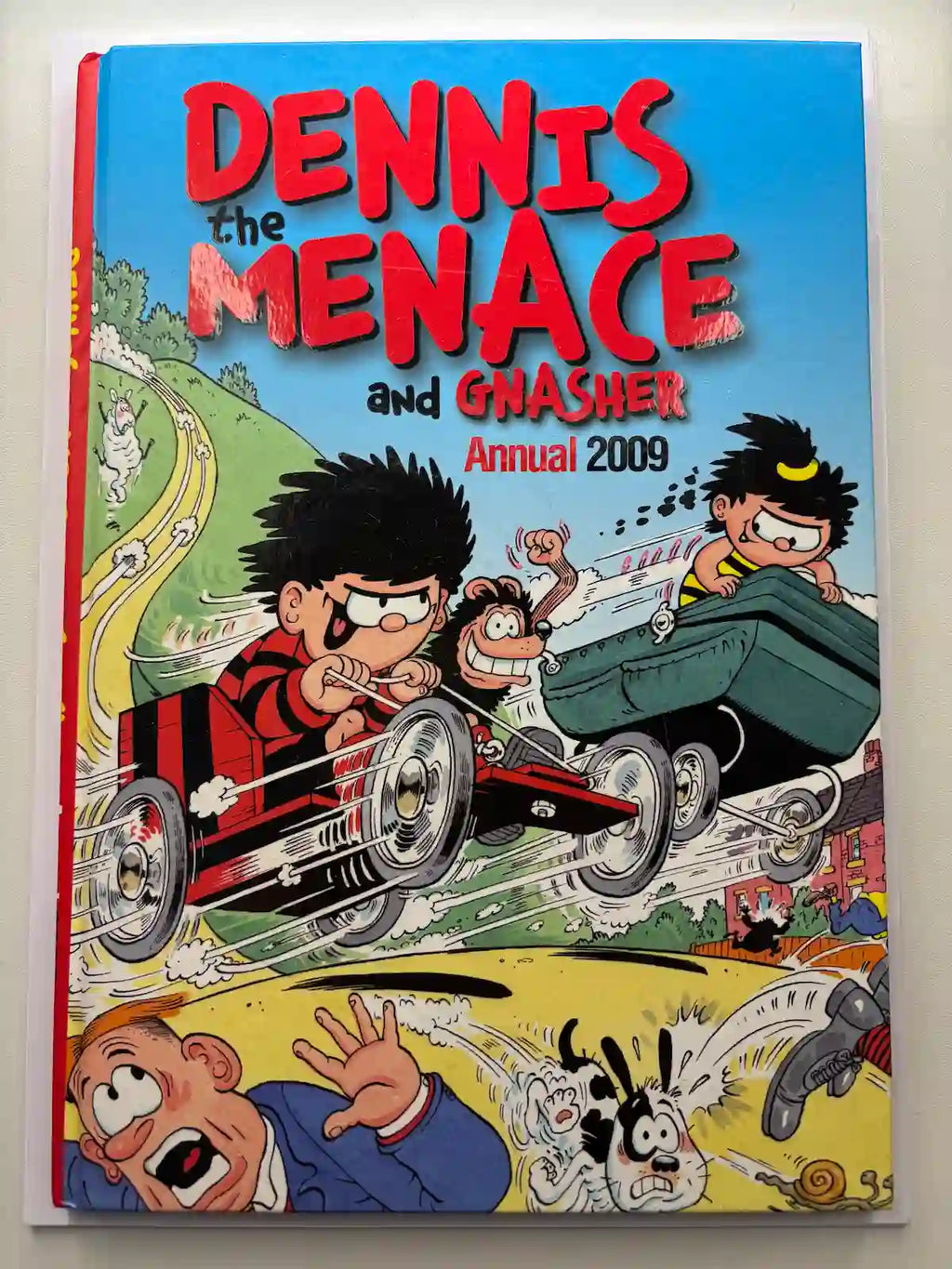 Dennis the Menace & Gnasher Annual 2009 front cover UK
