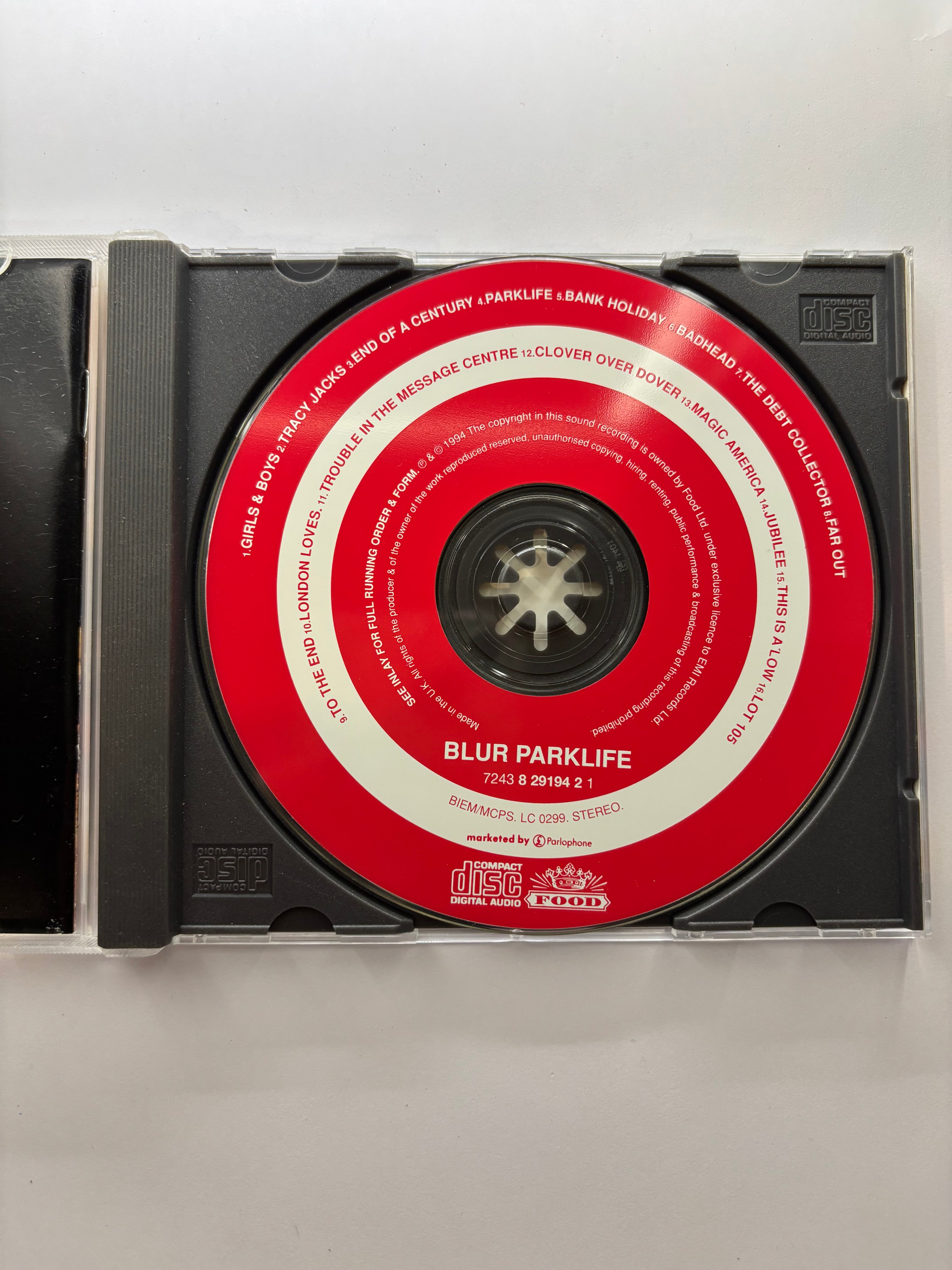 Blur- Parklife CD