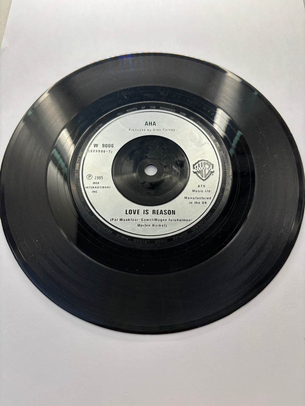 Aha- Take on me 7’’ Vinyl Single 1985