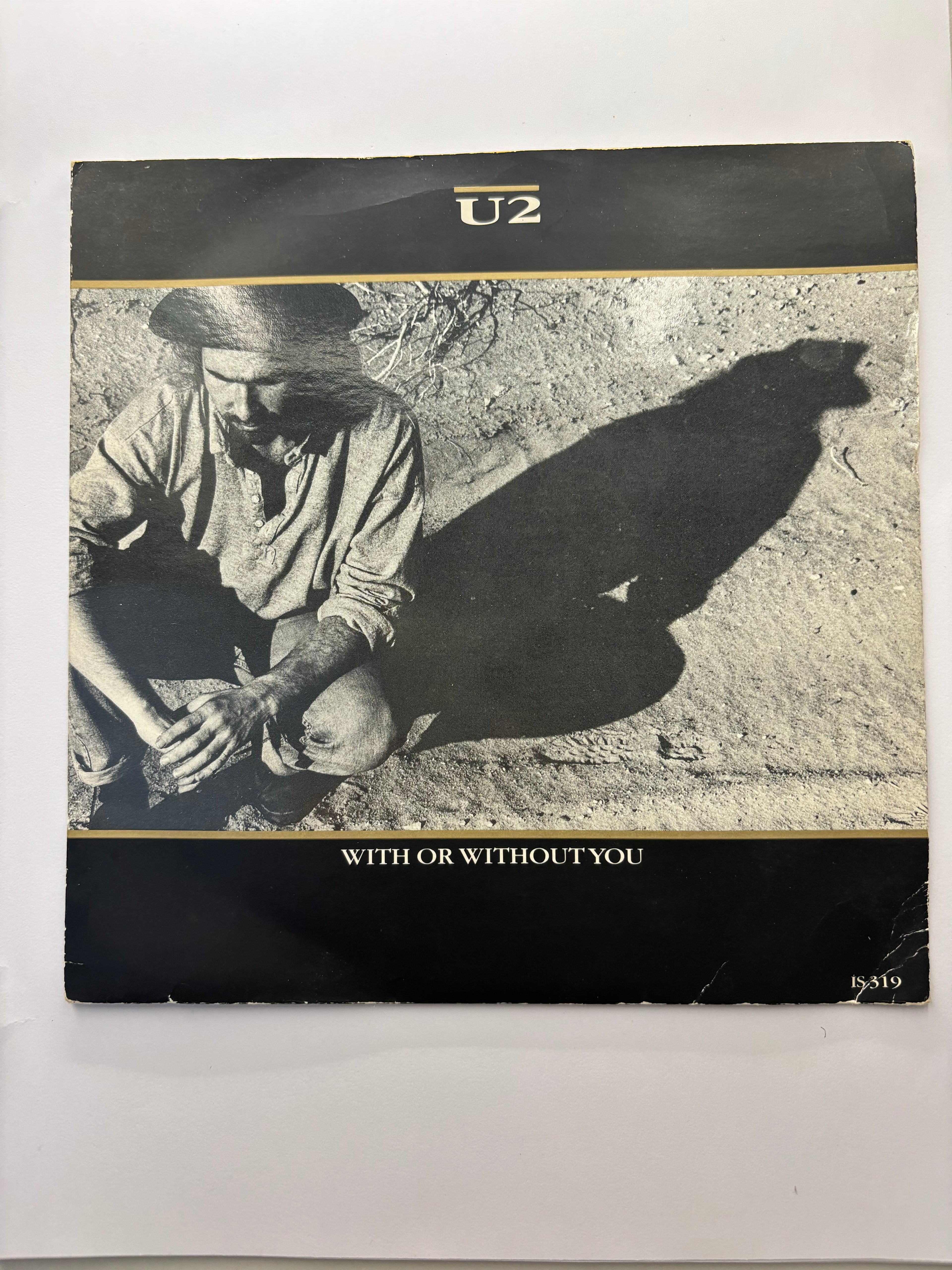 U2- With or Without You 7’’ Vinyl Single 1987