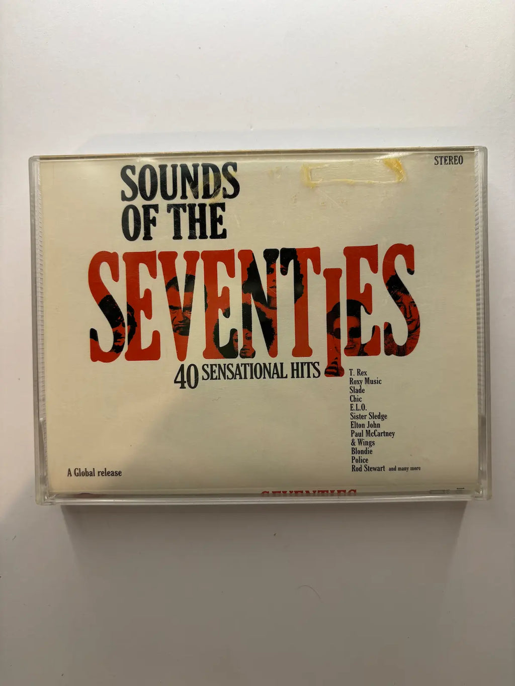 Sounds of the Seventies Cassette Tape front cover description UK