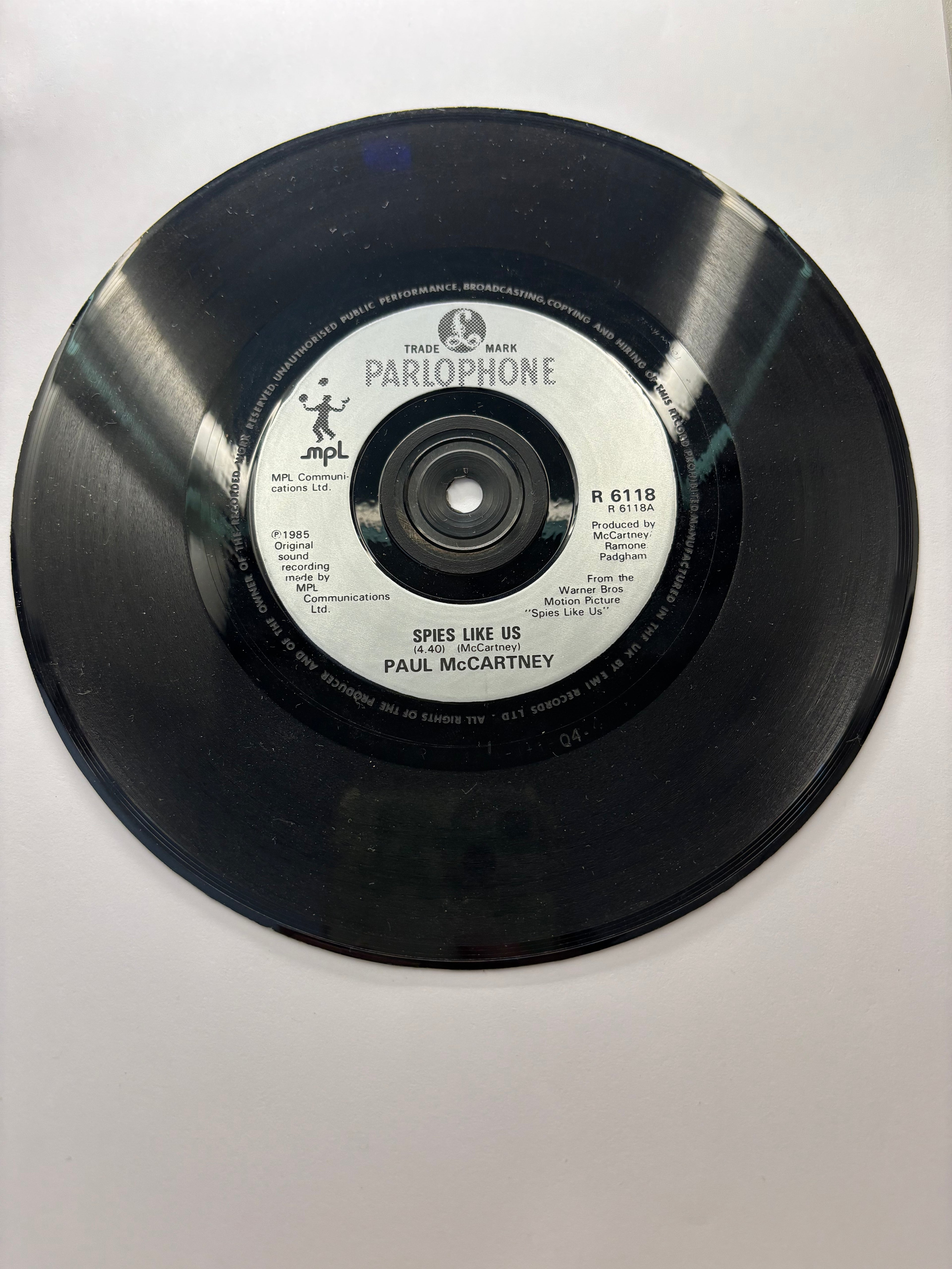 Paul McCartney- Spies Like Us 7’’ Vinyl Single 1985