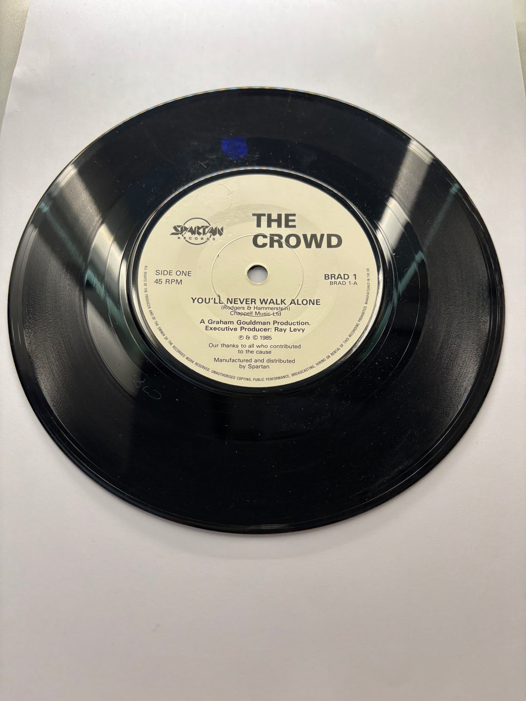 The Crowd- You’ll Never Walk Alone 7’’ Vinyl Single 1985