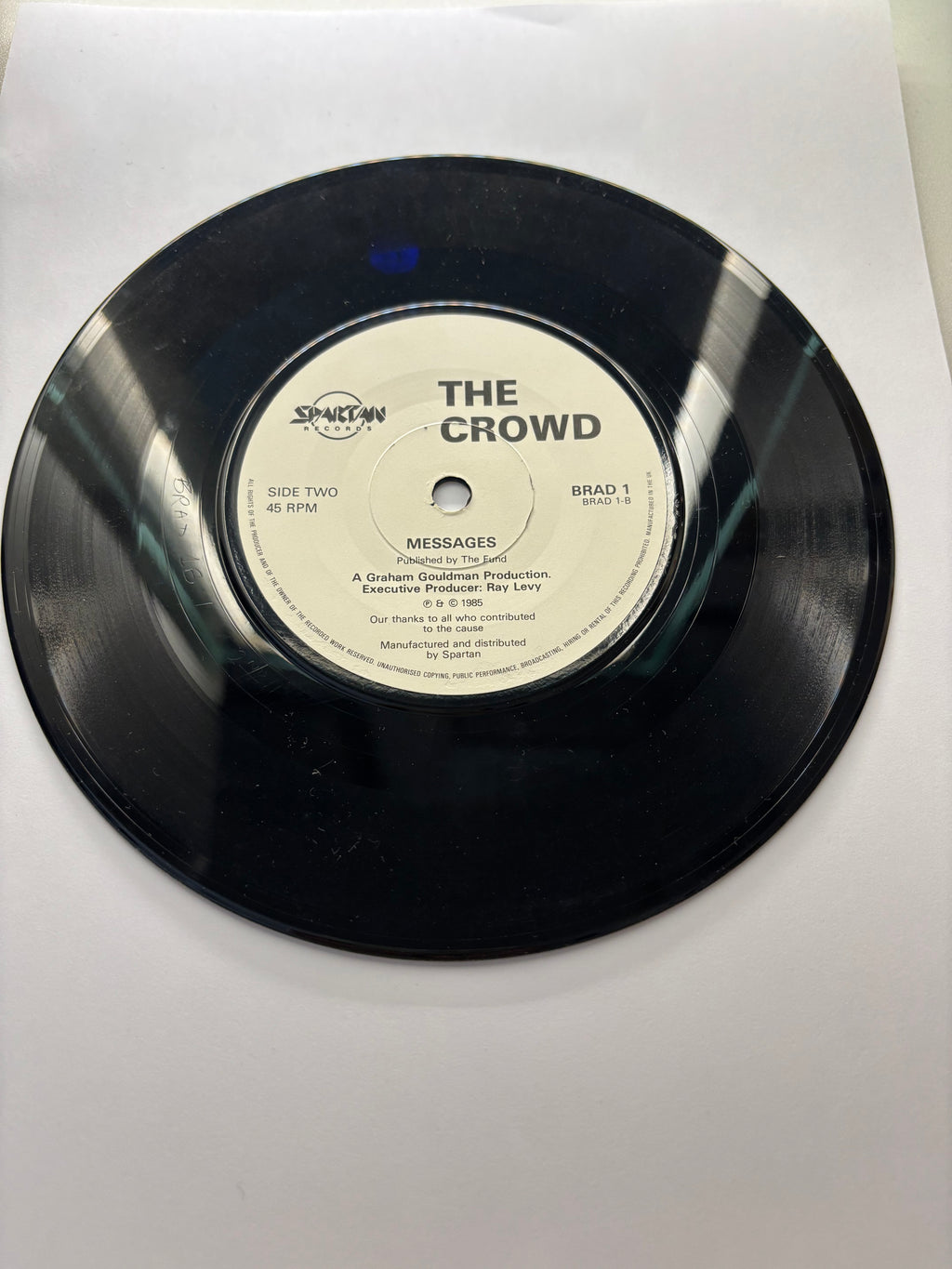 The Crowd- You’ll Never Walk Alone 7’’ Vinyl Single 1985