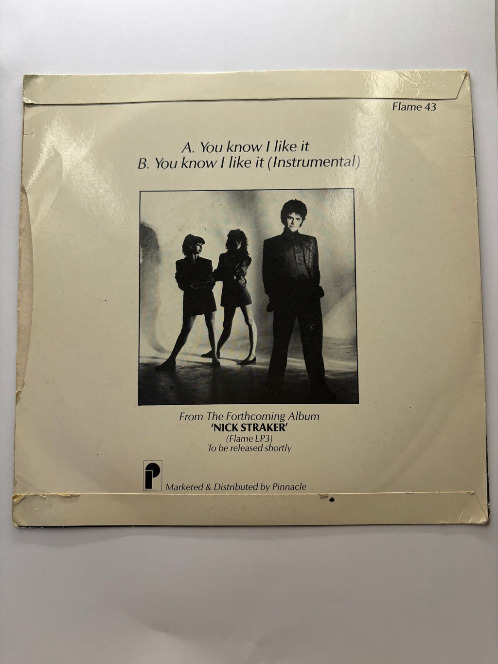 Nick Straker- You Know I Like It 7’’ Vinyl Single 1983