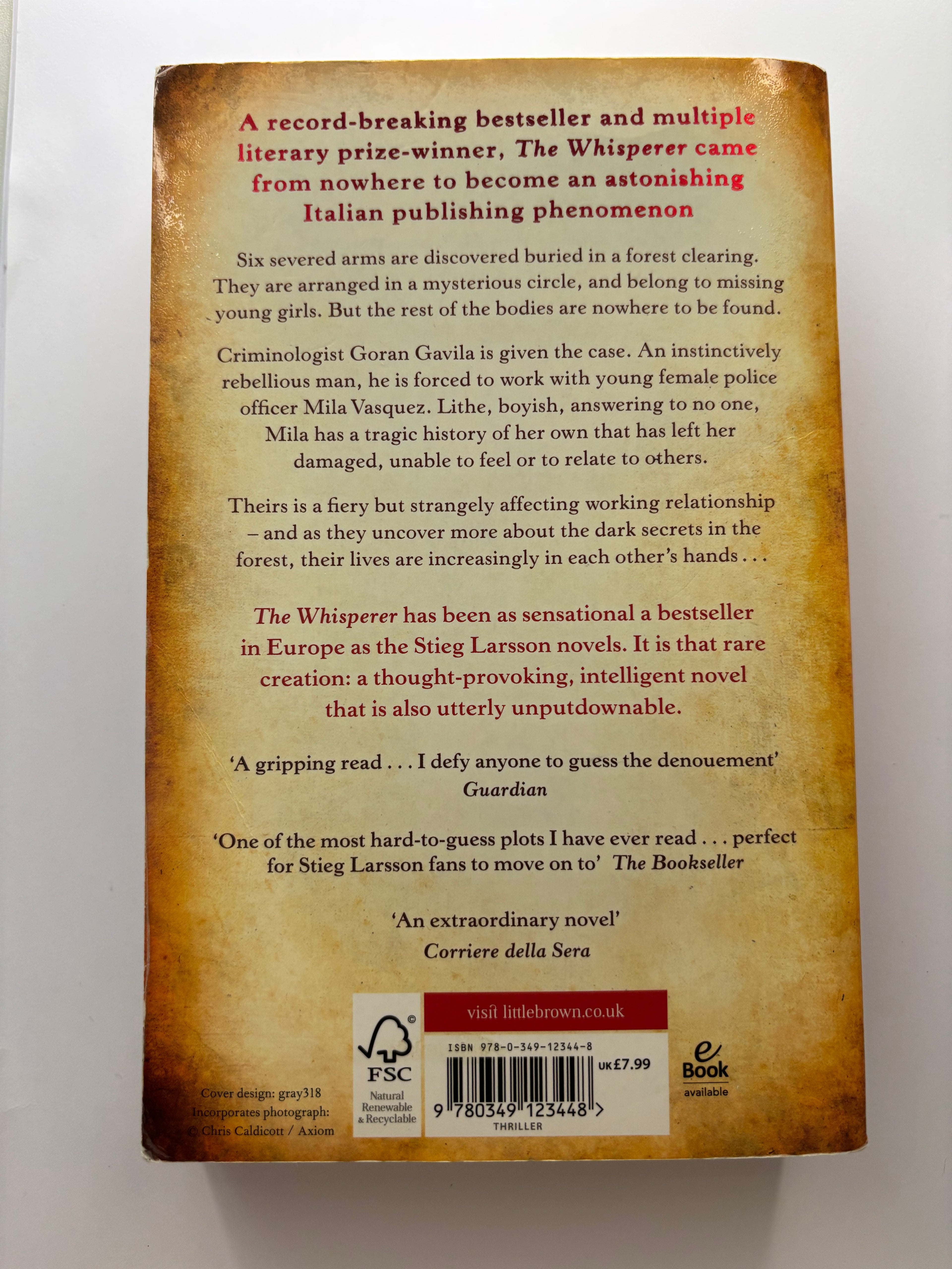 The Whisperer by Donato Carrisi