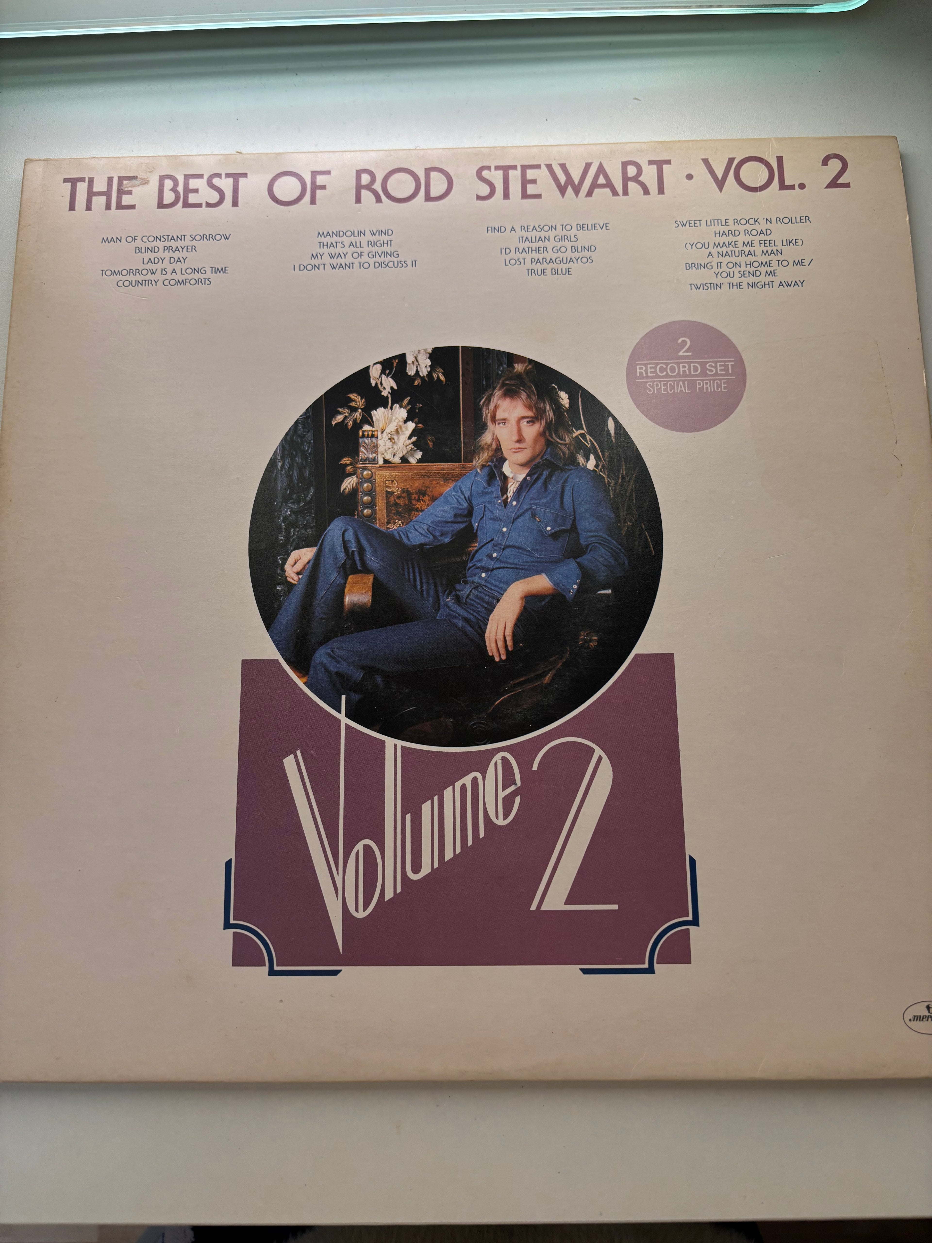The best of Rod Stewart- Volume 2 double Vinyl Album 1977