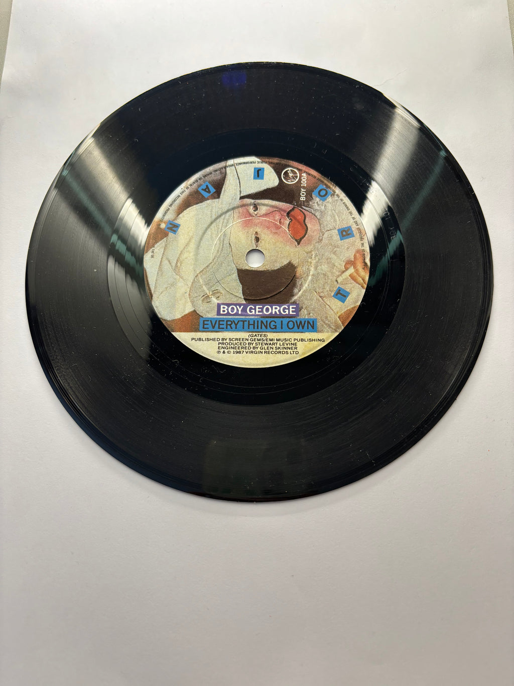Boy George- Everything I own 7’’ Vinyl Single 1987