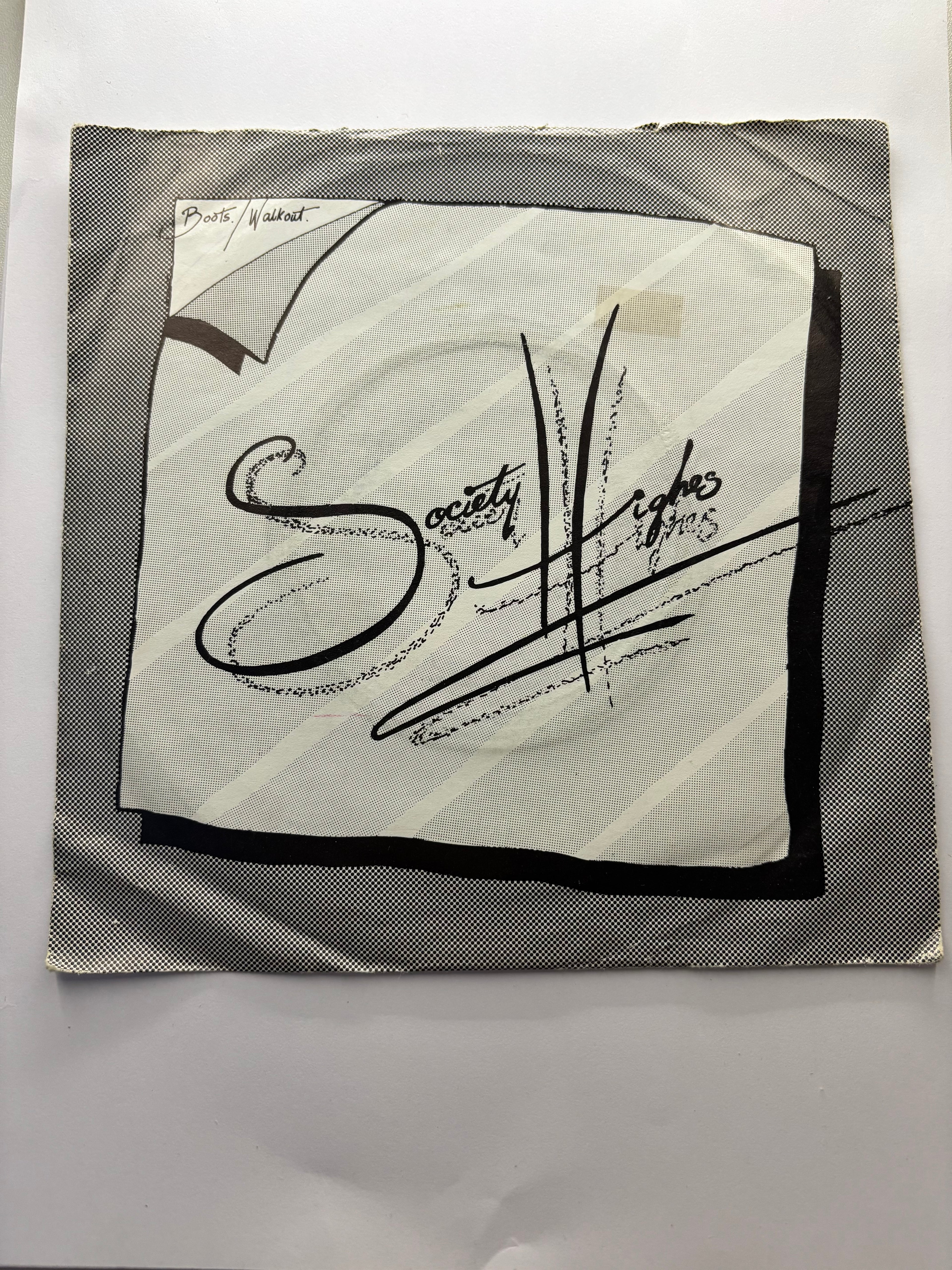 Society Highes- Boots/walkout 7’’ Vinyl Single