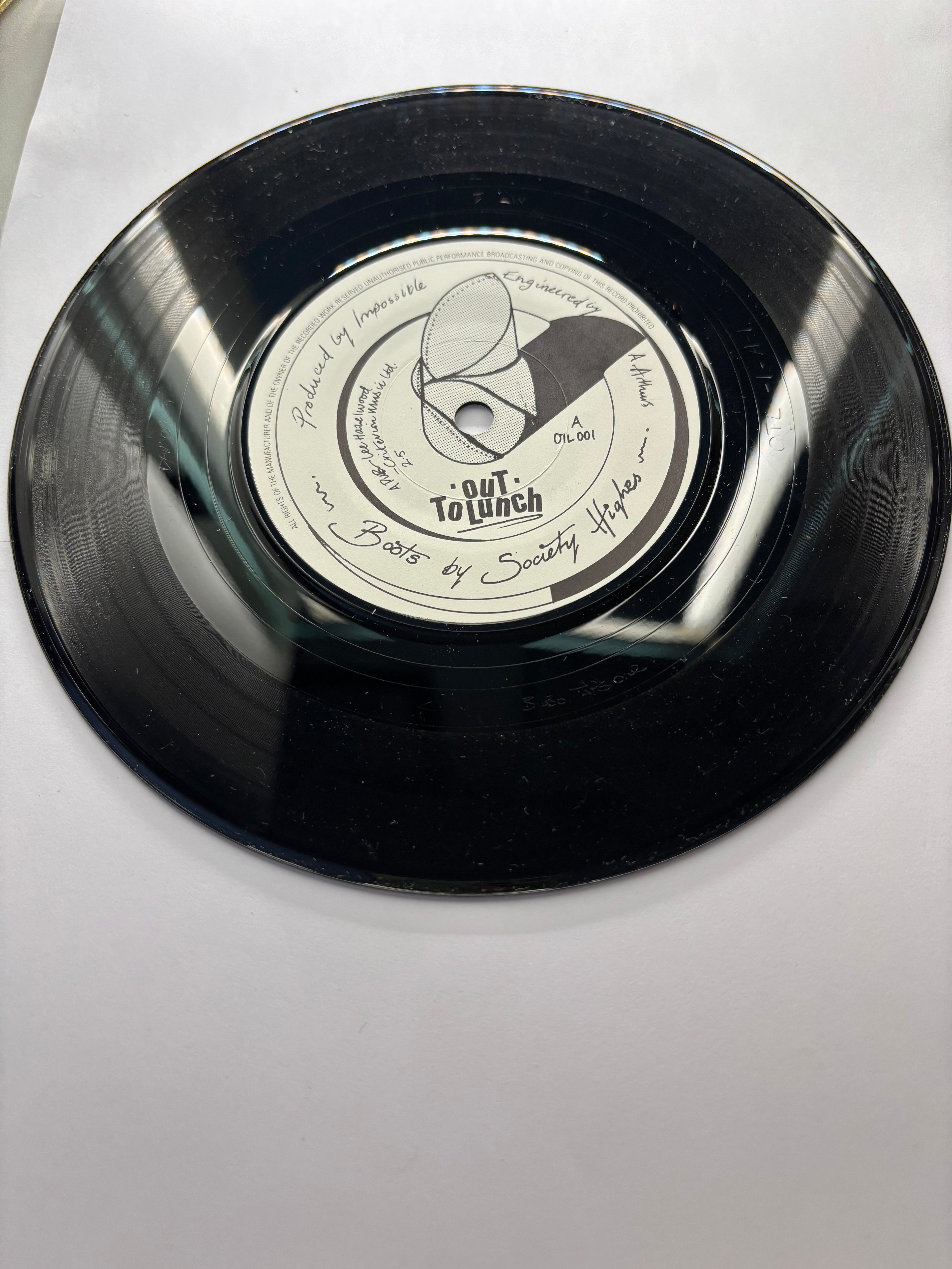 Society Highes- Boots/walkout 7’’ Vinyl Single