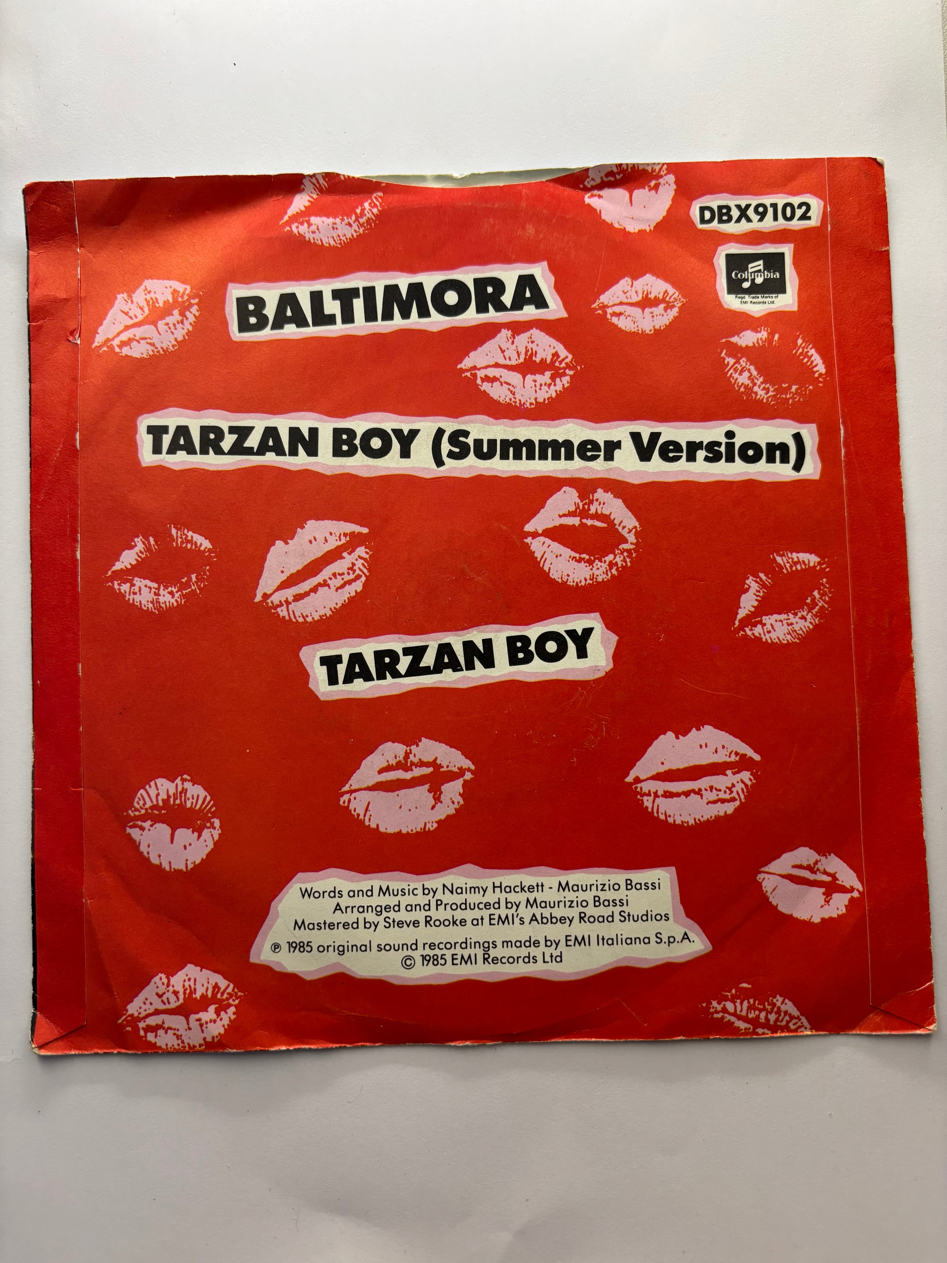 Tarzan Boy by Baltimora 7’’ Vinyl Single 1985